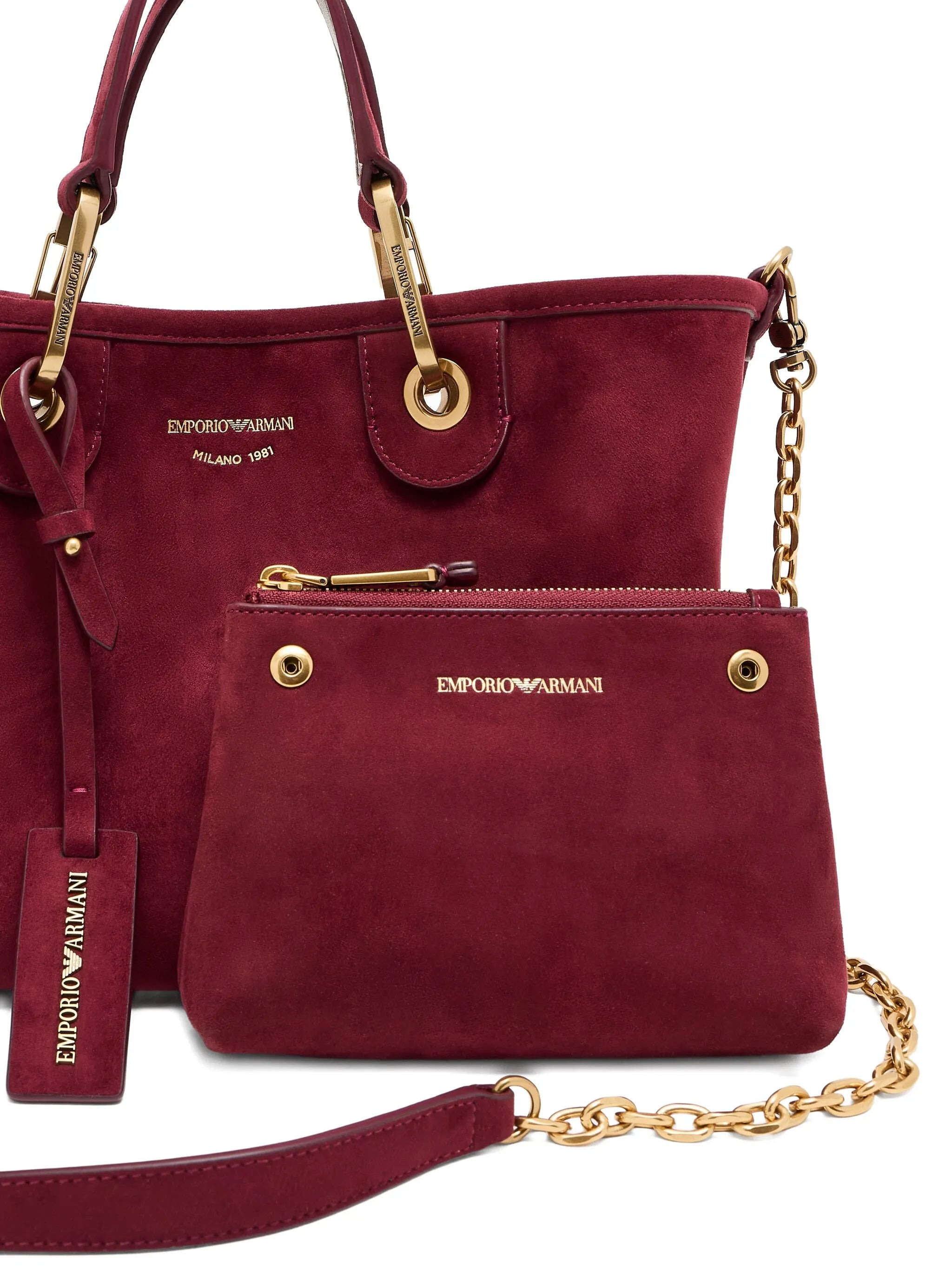 Emporio Armani Top-handle Gold-tone Detail Tote Bag - 5