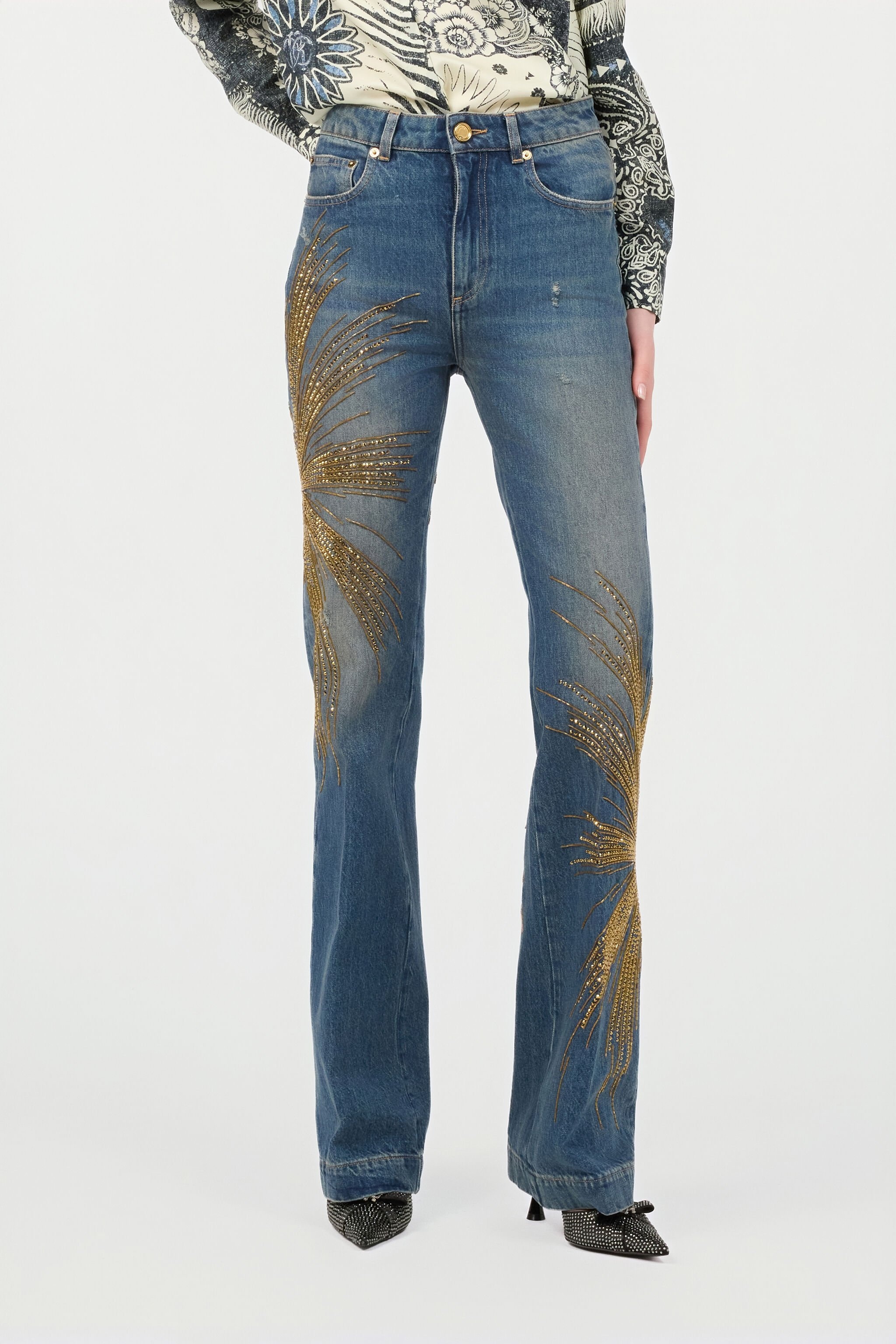 Jeans With Rhinestones - 3