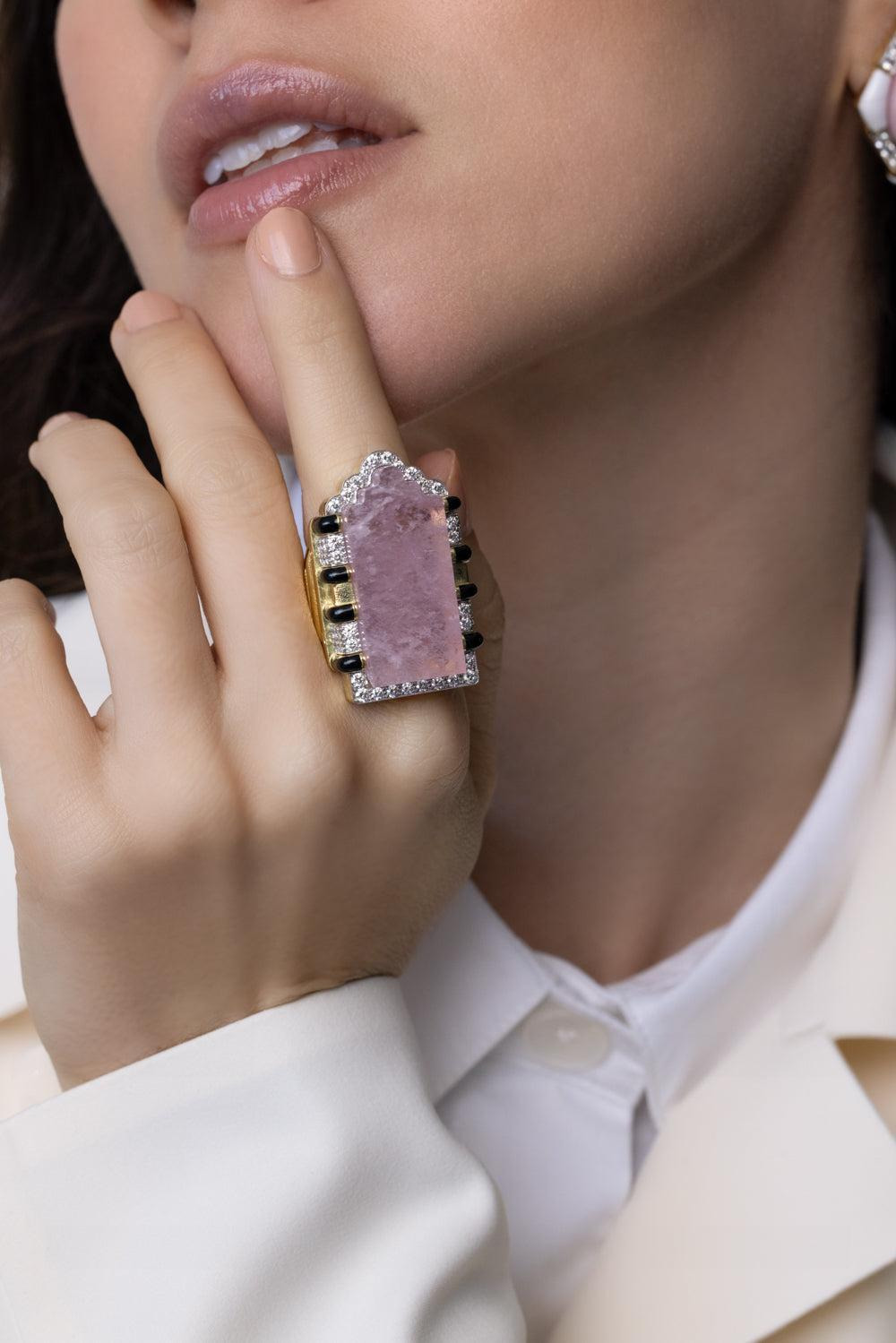 Morganite Sanctus Ring - 2