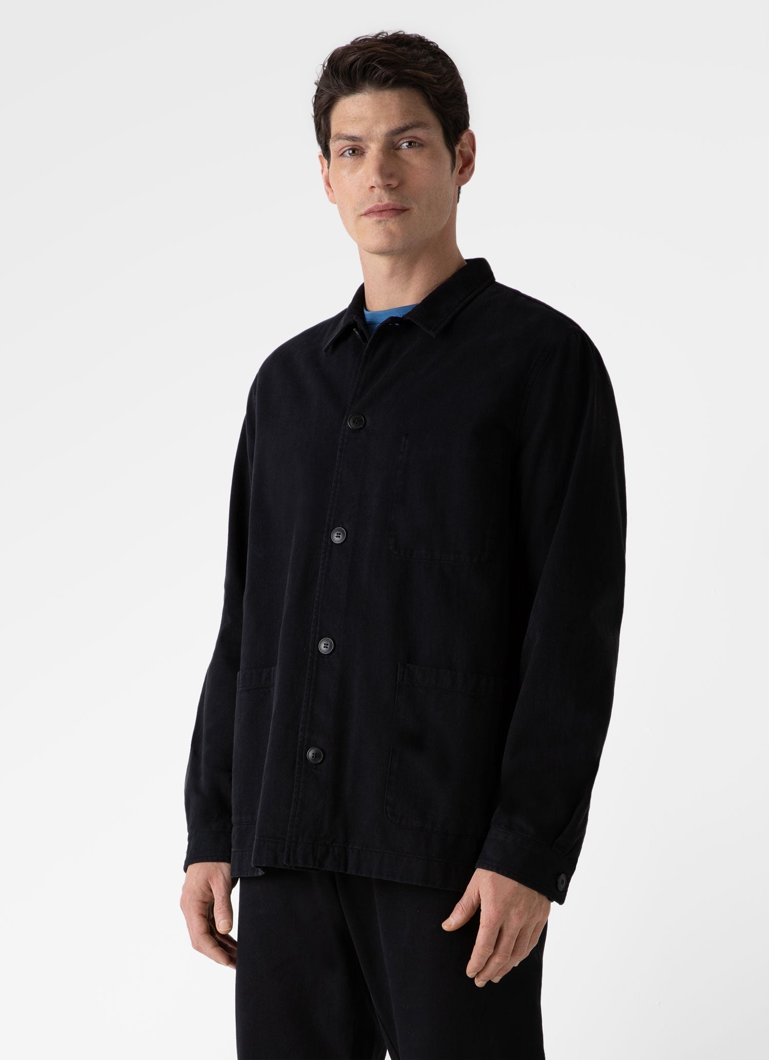 Brushed Cotton Twin Pocket Jacket - 2