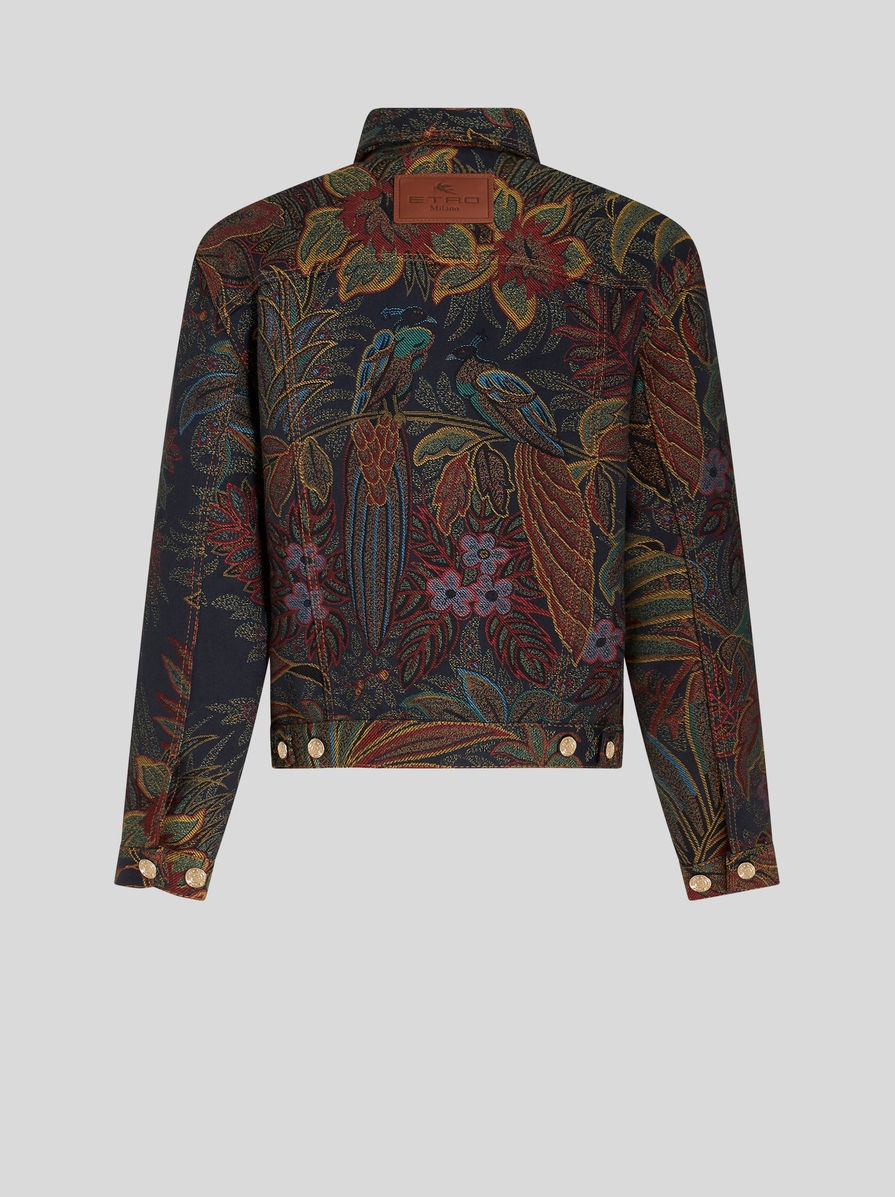 DENIM JACQUARD JACKET - 2