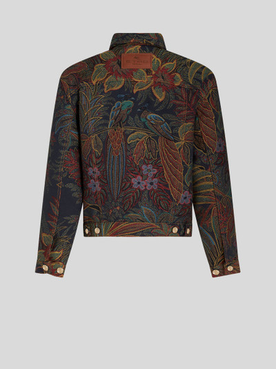 Etro DENIM JACQUARD JACKET outlook