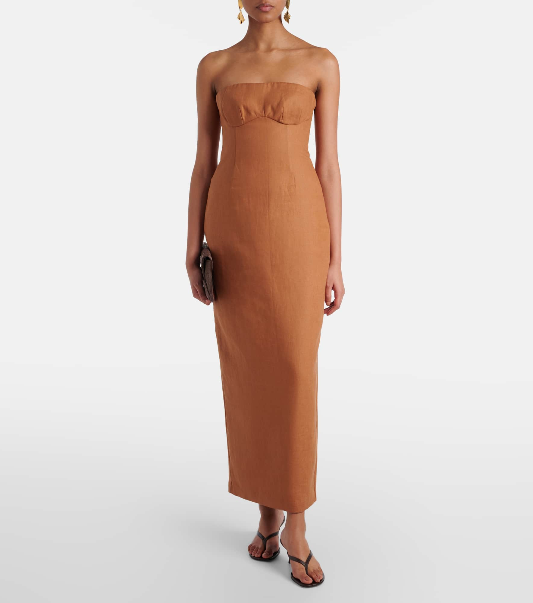 Evalita linen maxi dress - 2