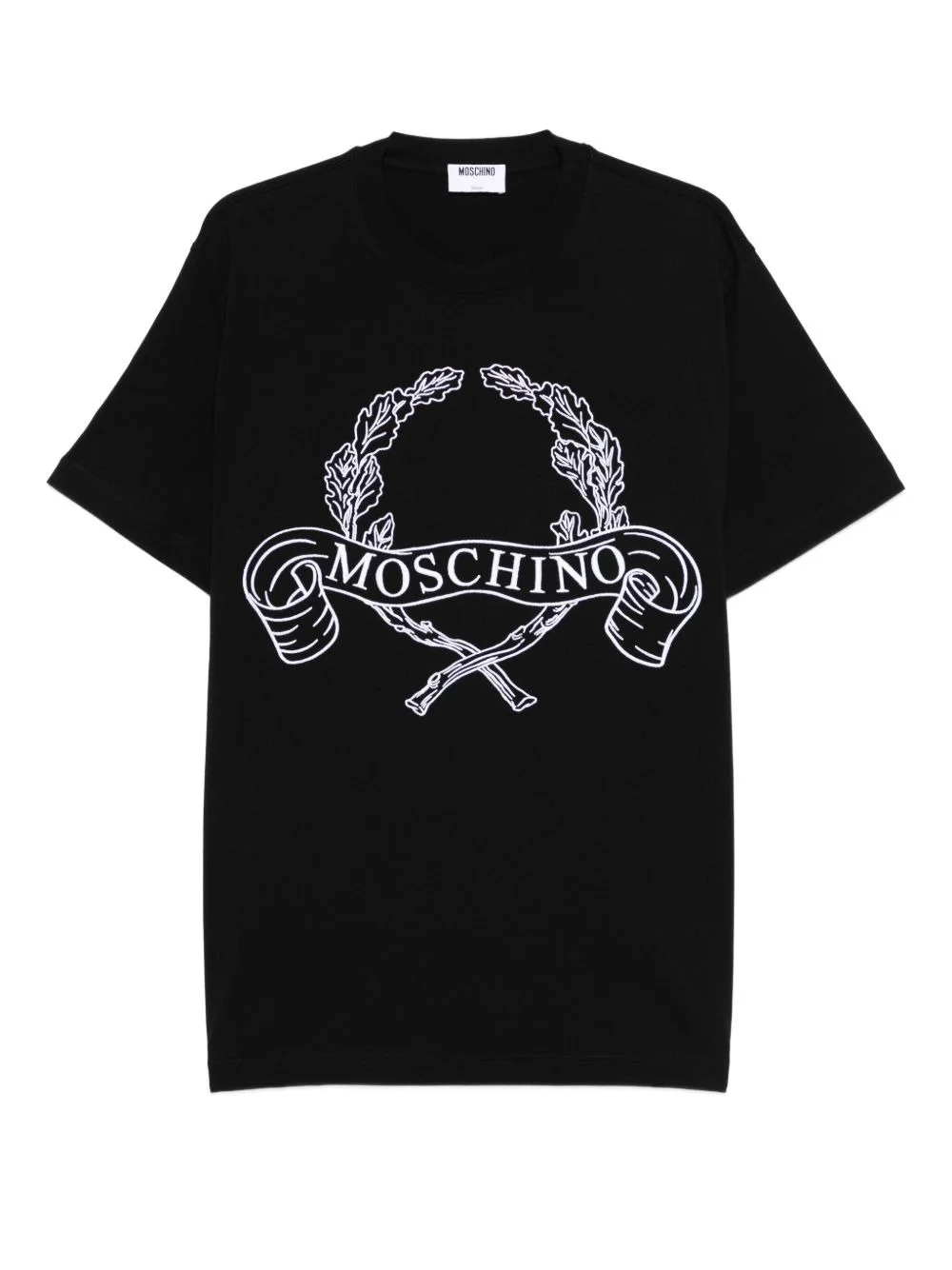 logo-embroidered T-shirt - 1