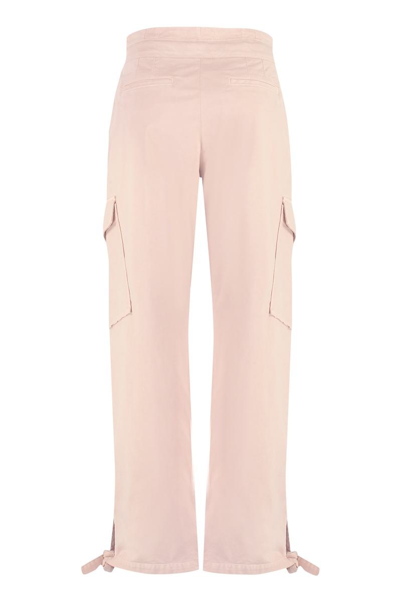 PINKO COPERTO COTTON CARGO-TROUSERS - 2