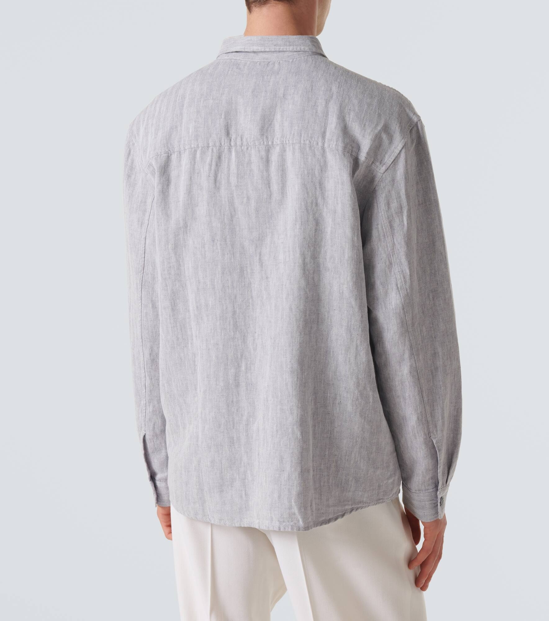 Nuno cotton and linen overshirt - 4