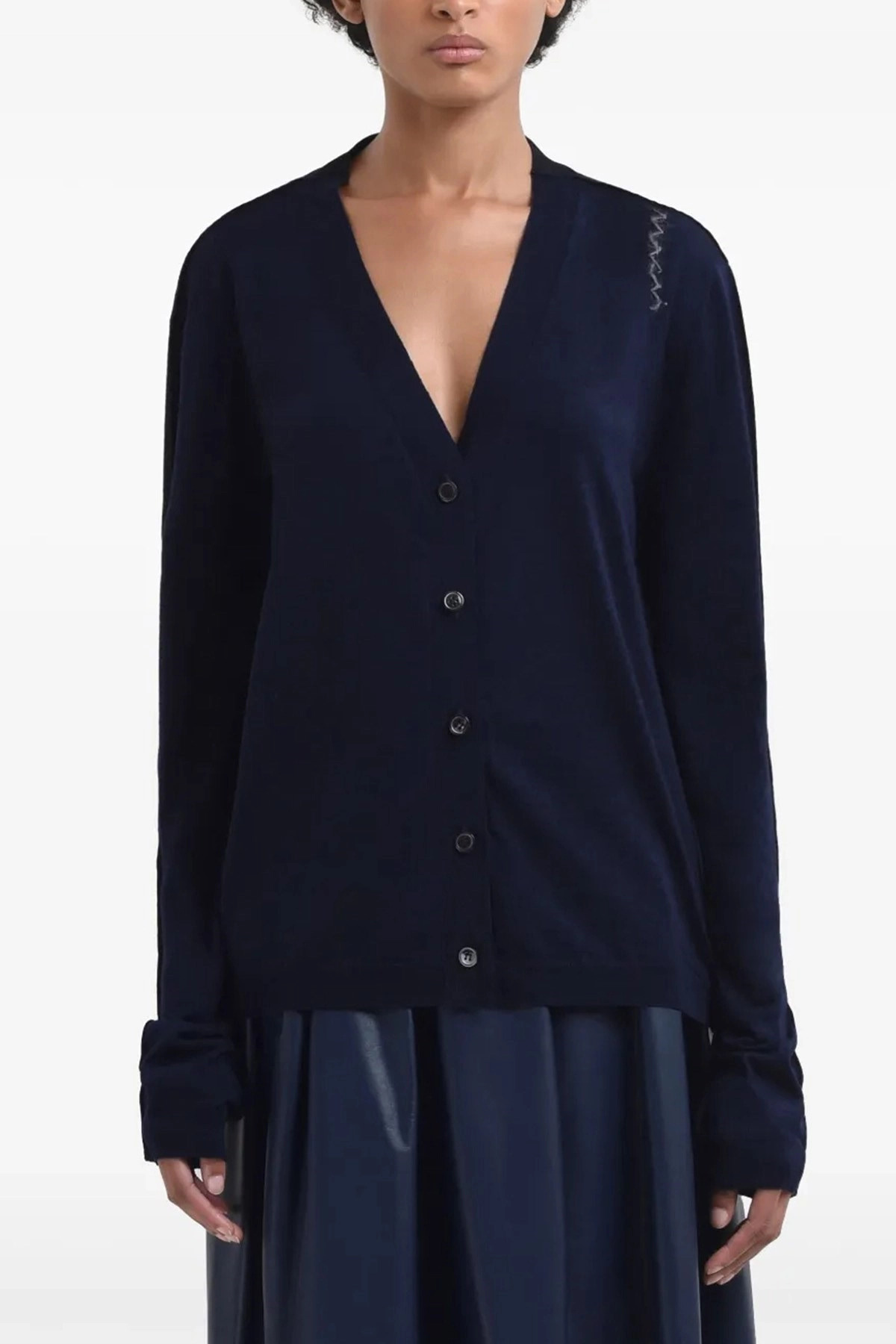 Two-tone cardigan - 2