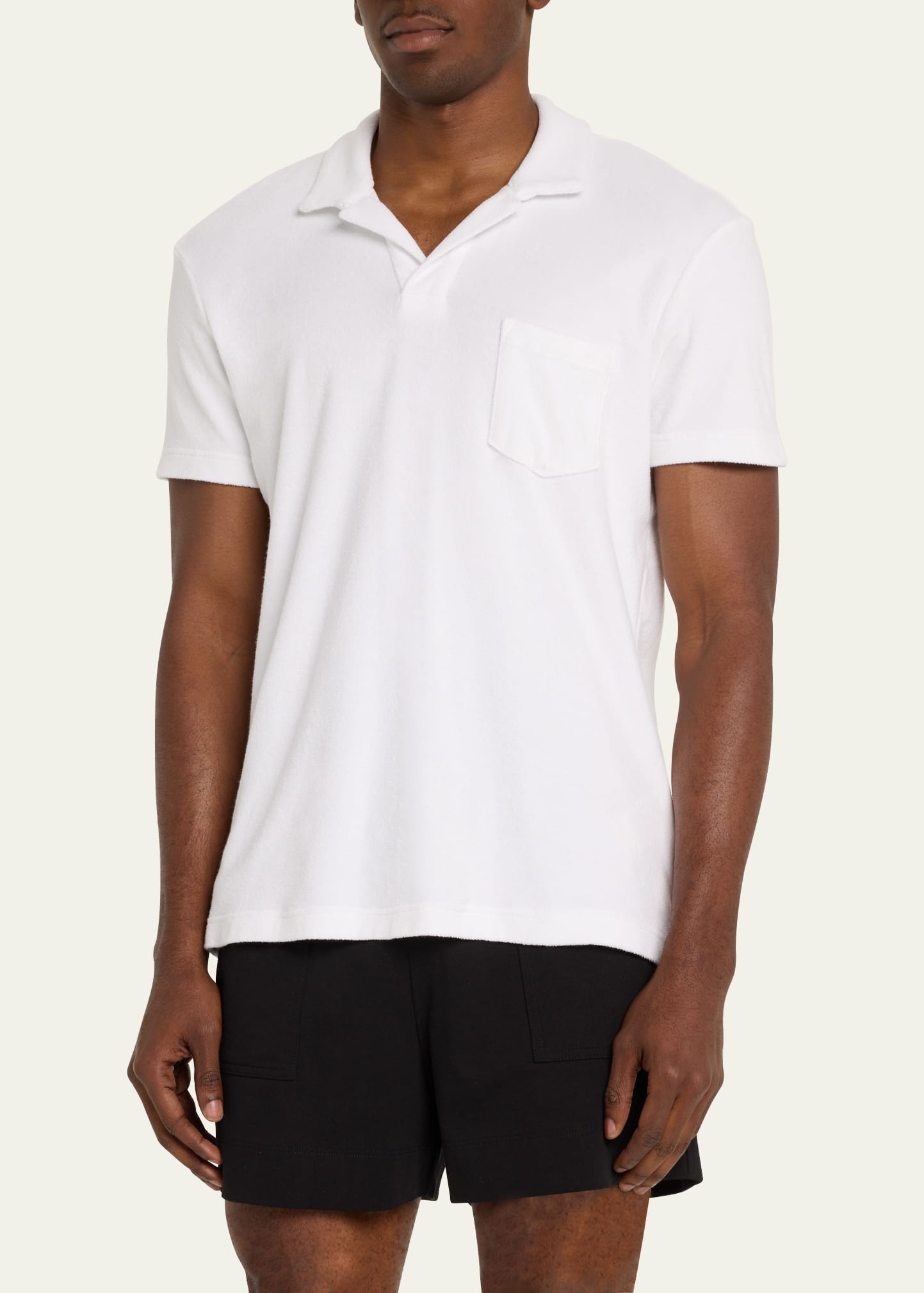 Men's Cotton Terry Polo Shirt - 3