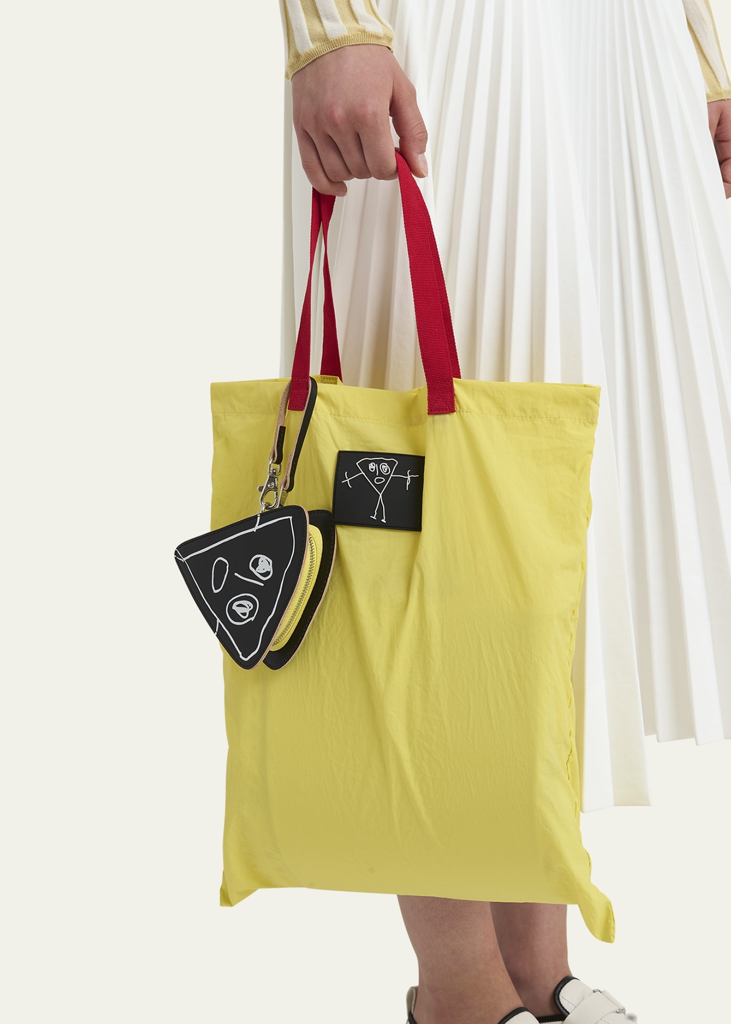 Pili and Bianca Foldable Tote Bag with Bag Charm - 6