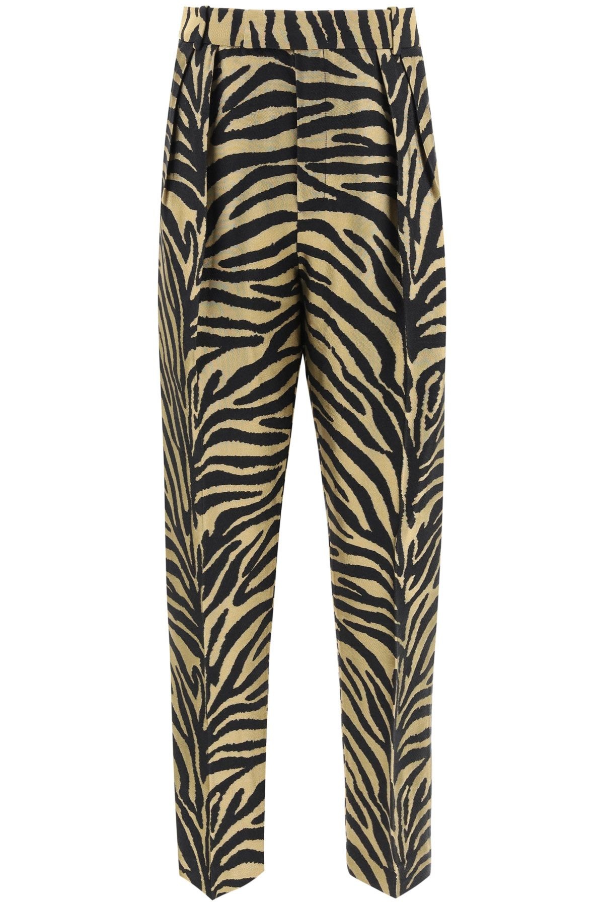 MAGDELINE ZEBRA PRINT TROUSERS - 1