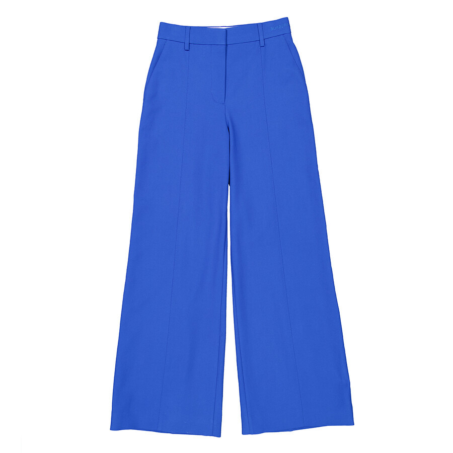 Burberry Laurel Wide-Leg Wool Trousers - 5