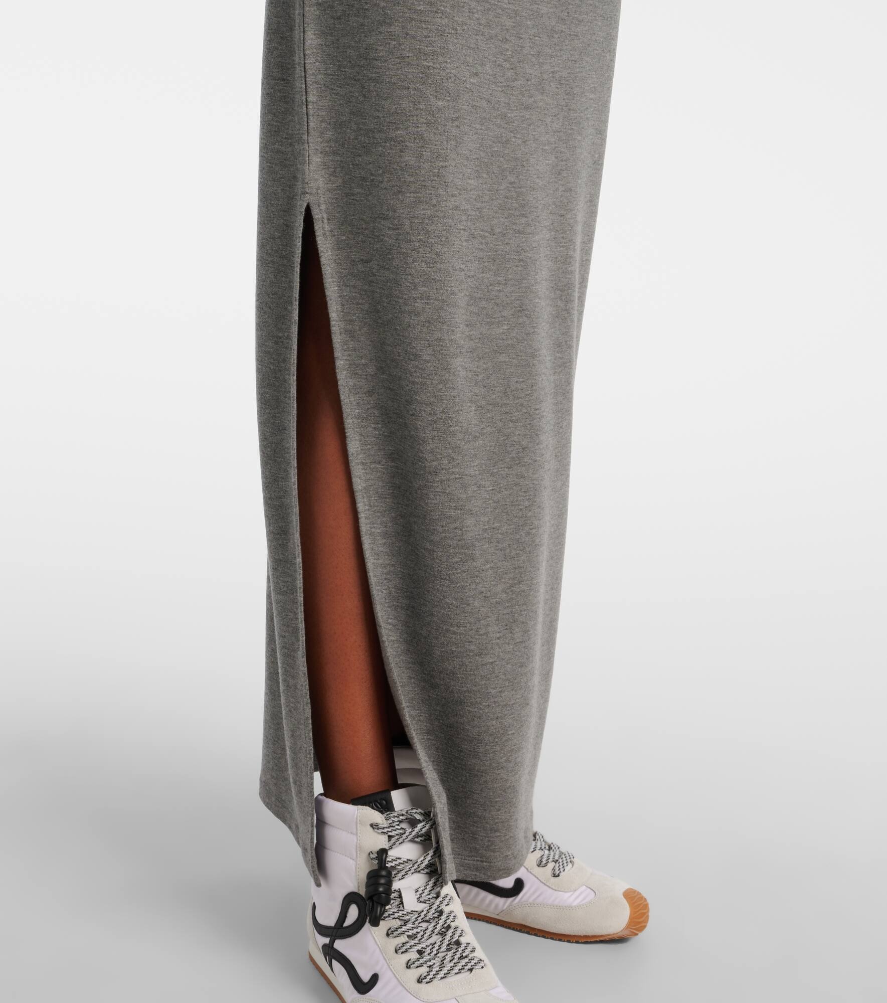 Anagram jersey maxi skirt - 5