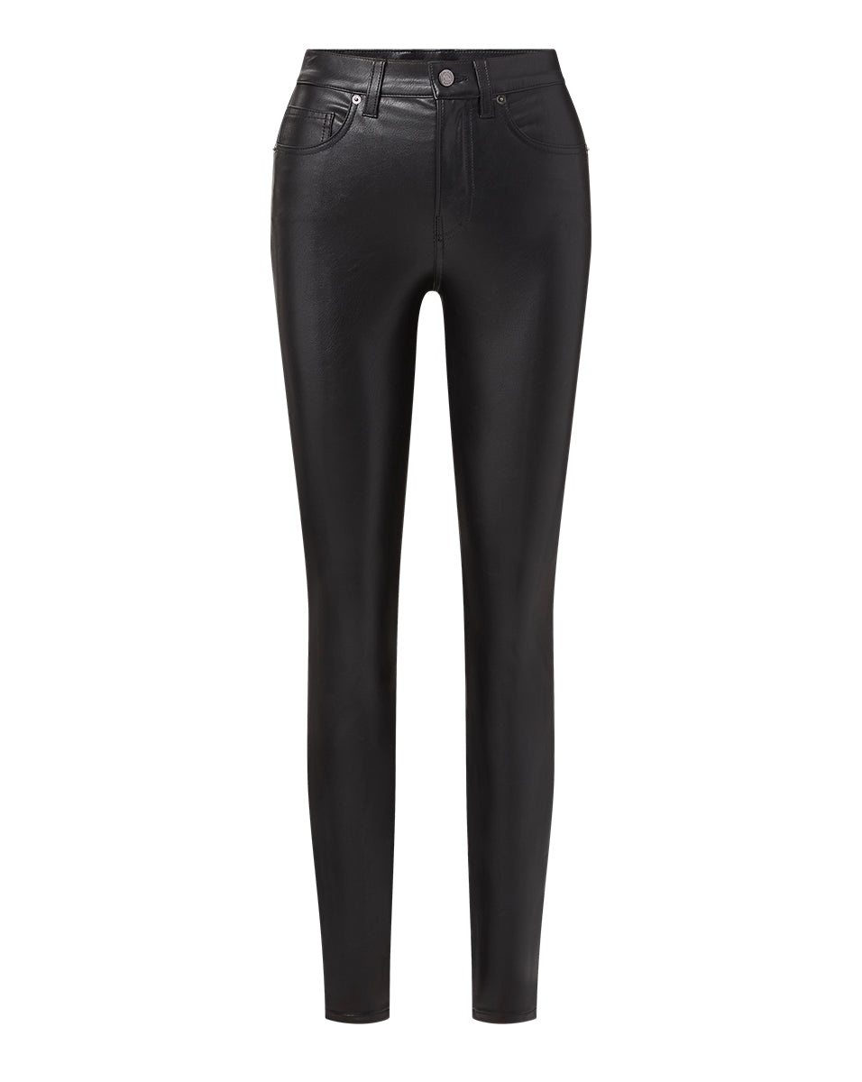 DEBBIE SKINNY VEGAN LEATHER PANT - 1