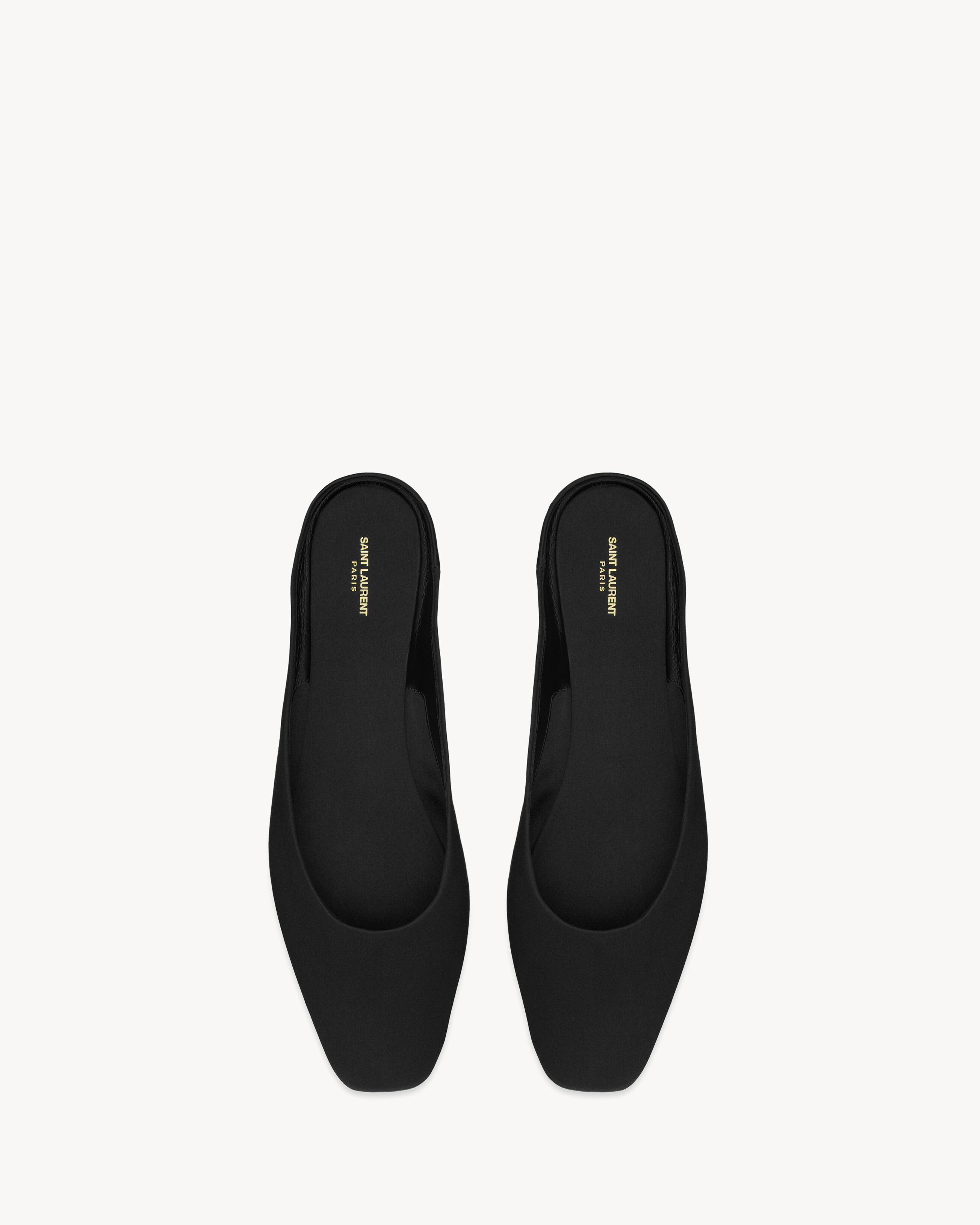 lido slip-ons in satin crepe - 1