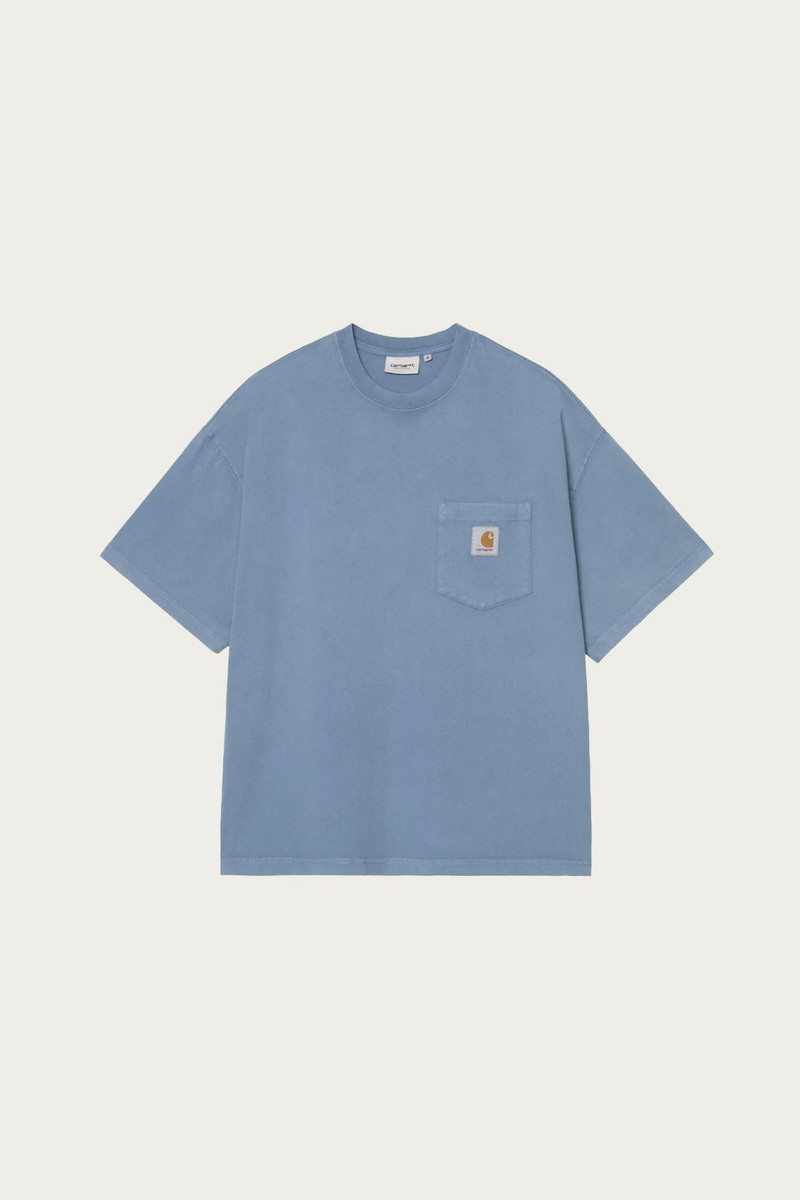 Chalk Wash Hudson Pocket T-Shirt - Sorrent 1