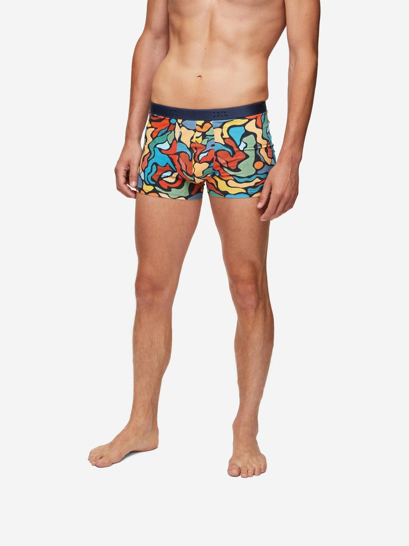 Derek Rose Men's Hipster Abstract Pima Cotton Stretch Multi outlook