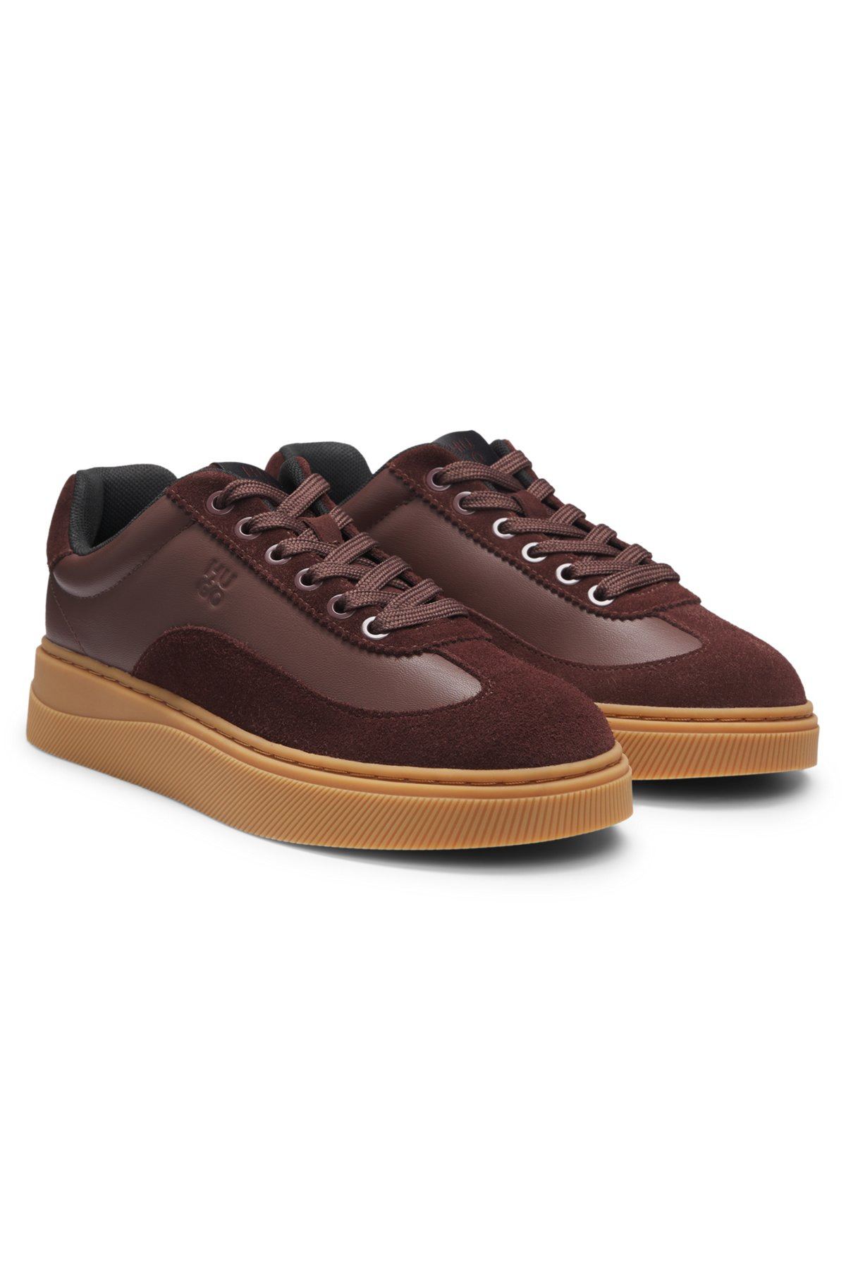 LOW-TOP SNEAKERS WITH SUEDE OVERLAYS - 2