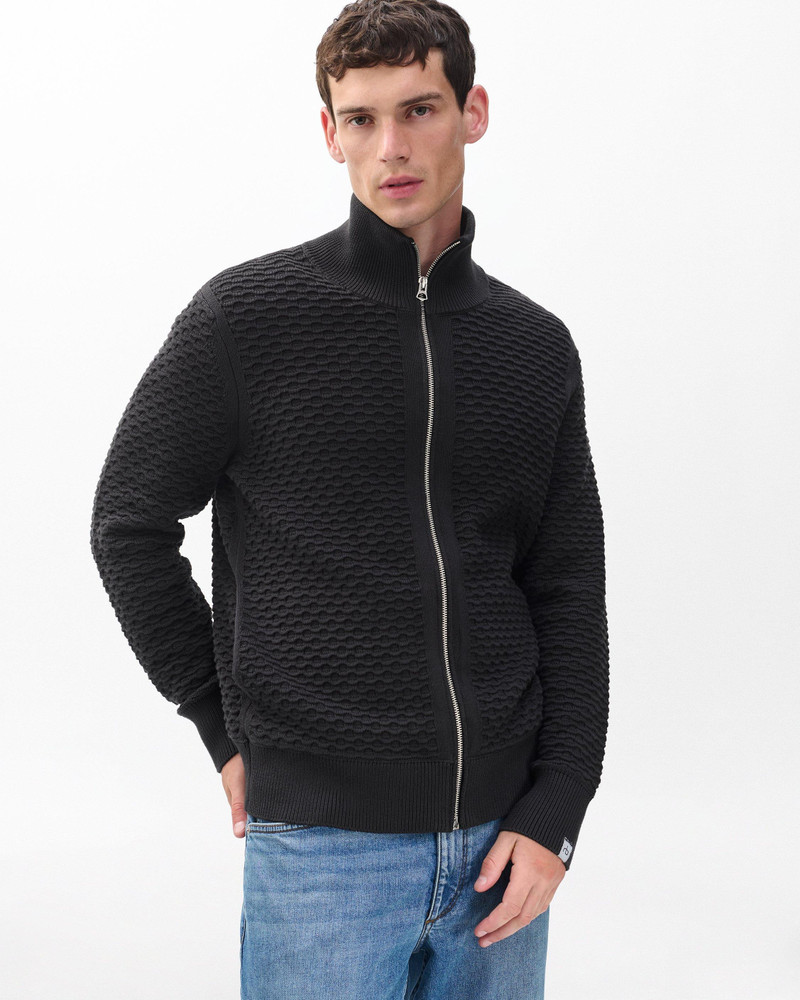 Andrew Cotton Full-Zip Sweater 5