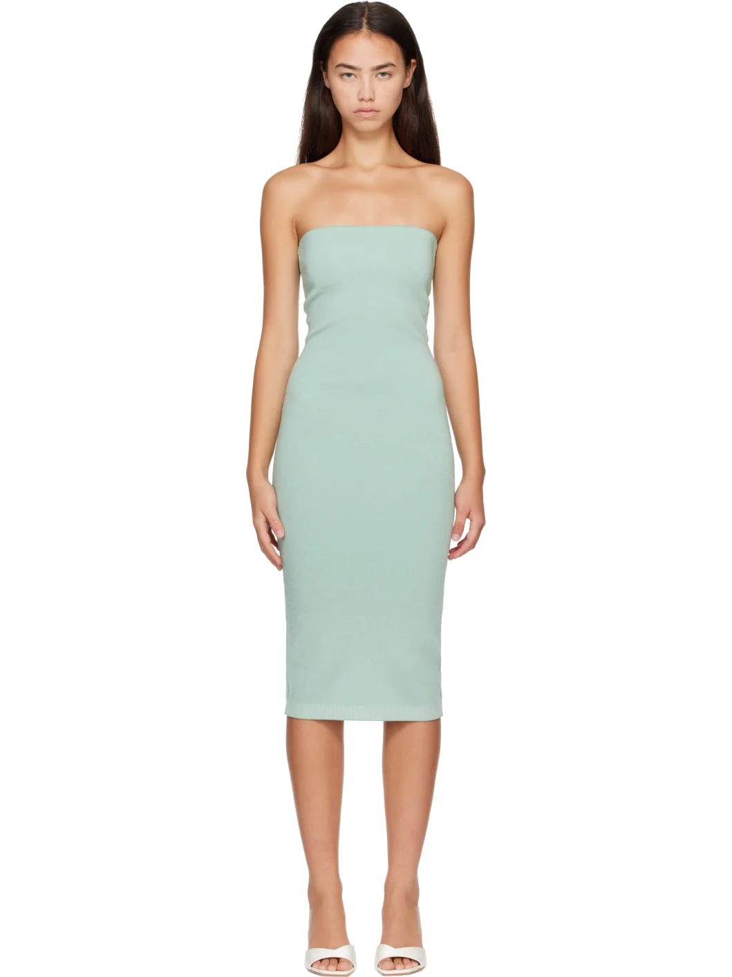 Green 'The Sera knit' Midi Dress - 1