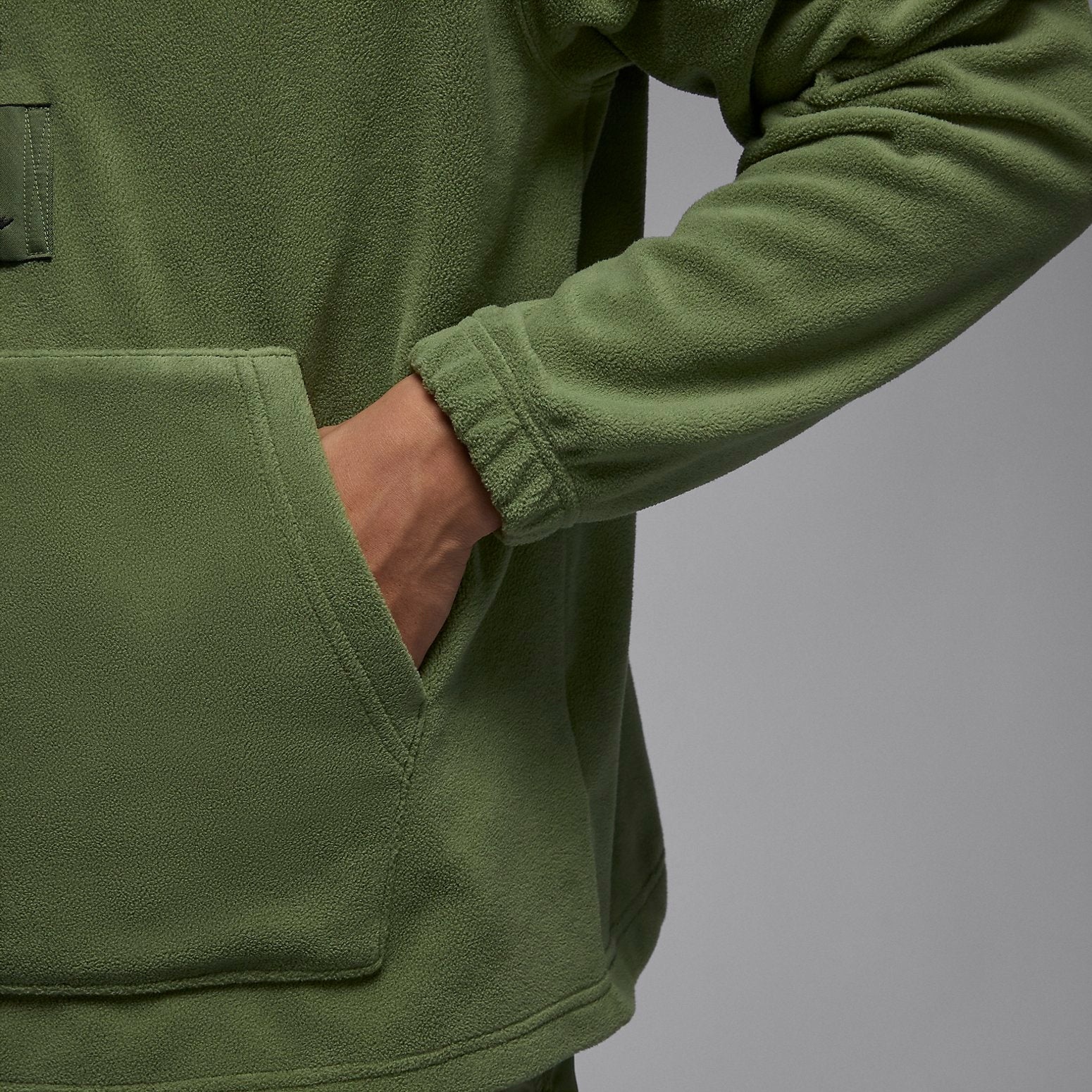Air Jordan Essentials Winterized Fleece Half-Zip 'Sky J LT Olive' FD7864-340 - 3