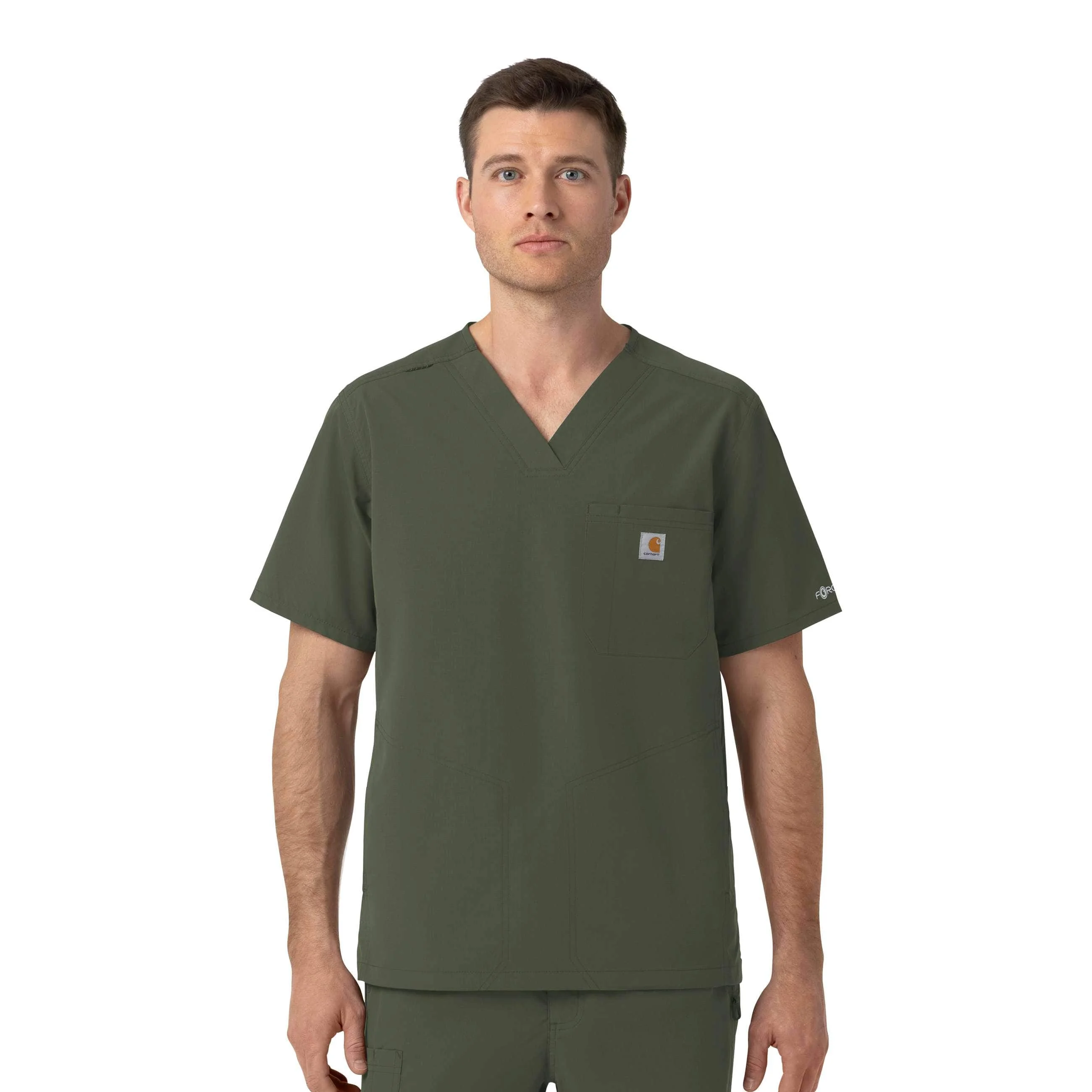 Rugged Flex FLD Ripstop V-Neck Scrub Top - 1