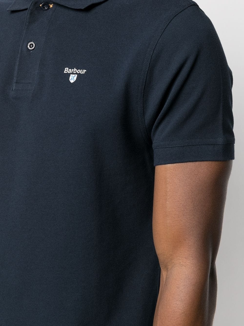 logo embroidered polo shirt - 5