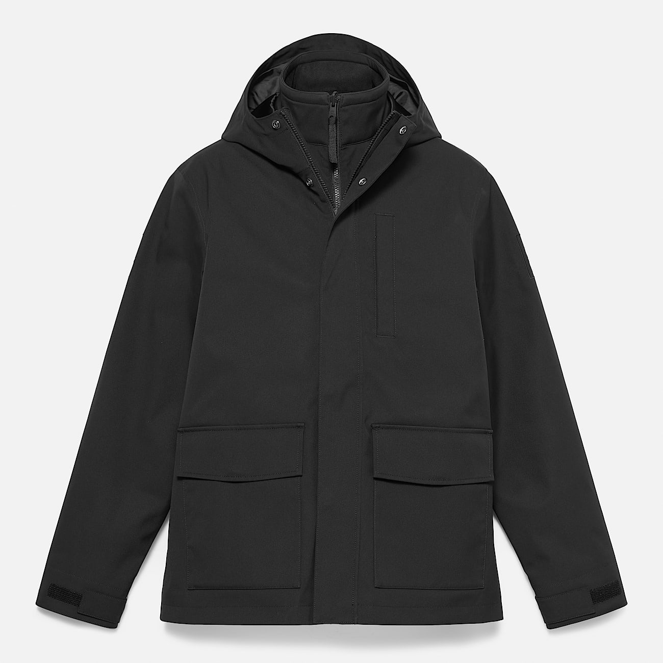 Men's Water-Resistant 3-in-1 Hooded Jacket - 1