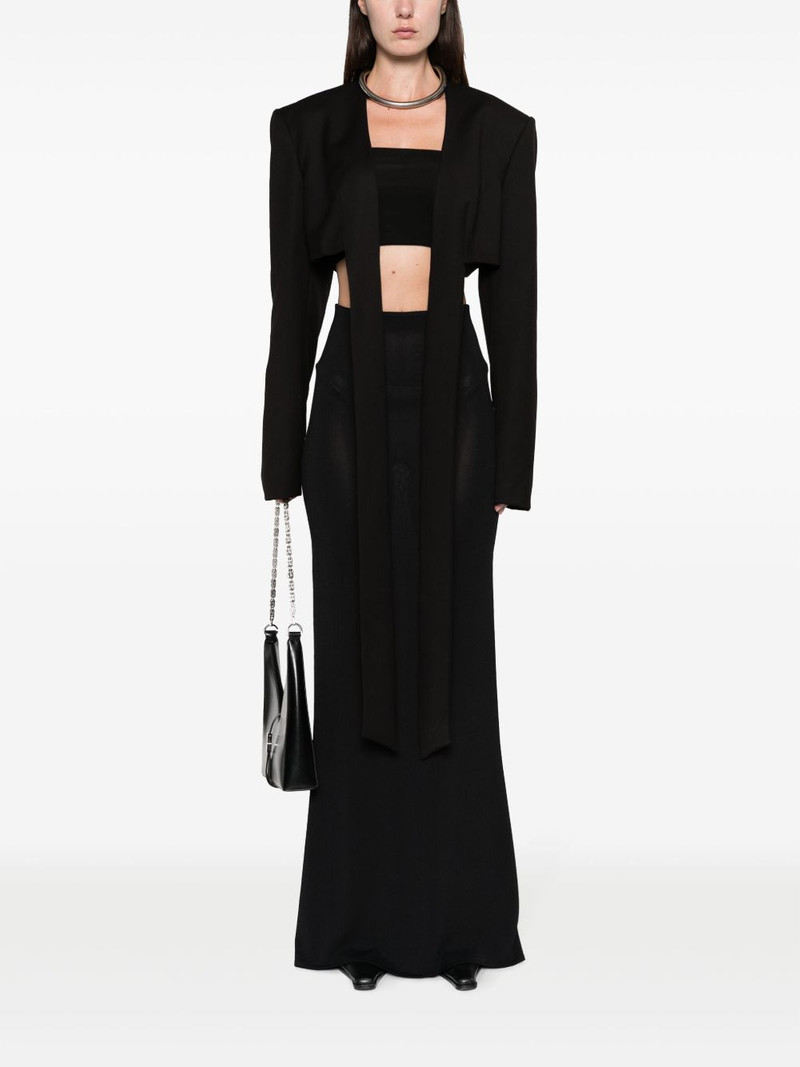 ANDREĀDAMO open-front cropped jacket outlook