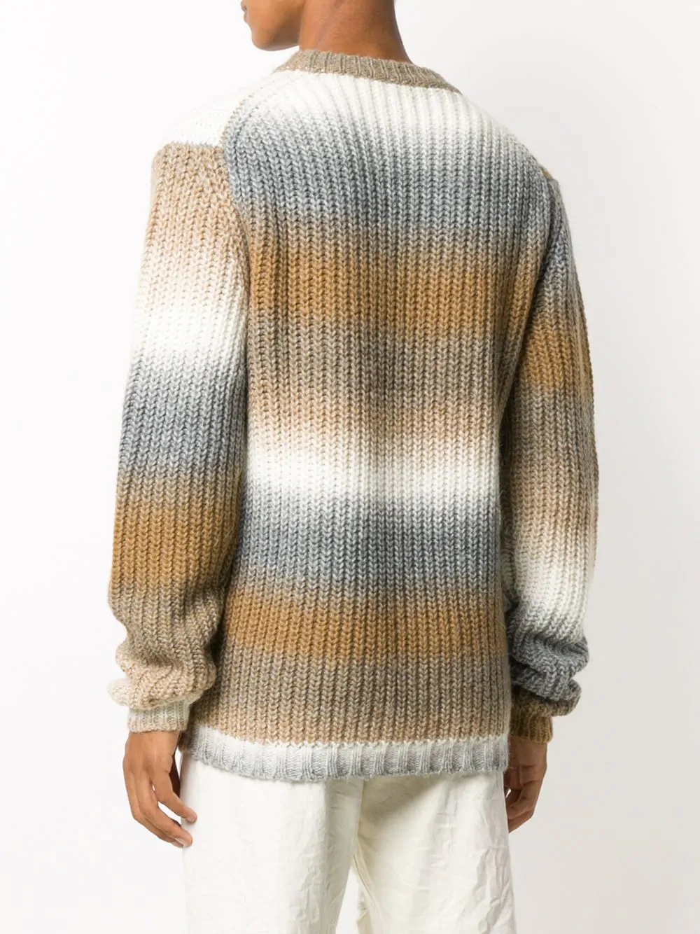 ombré stripe knit jumper - 4