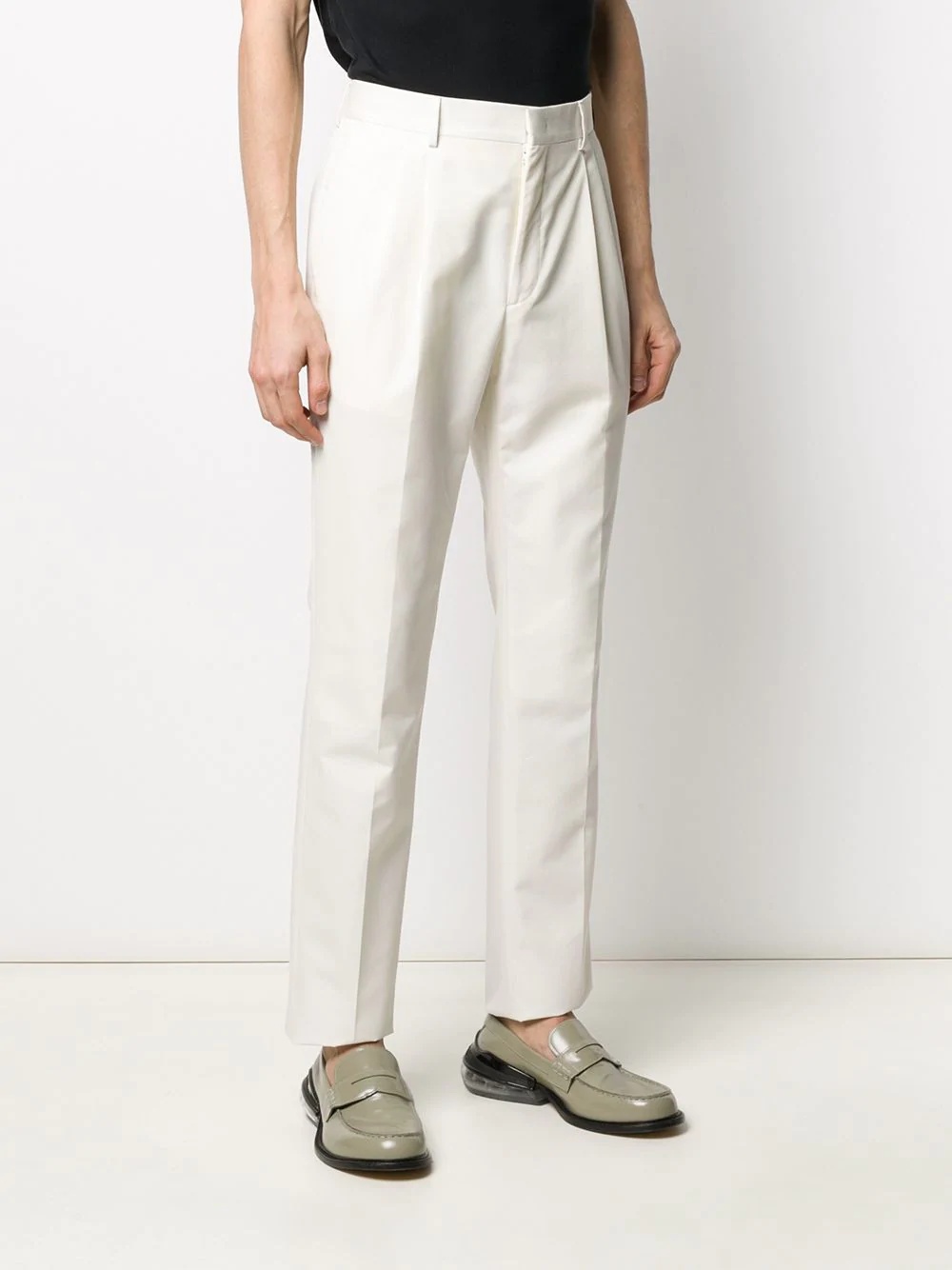 straight-leg tailored trousers - 3