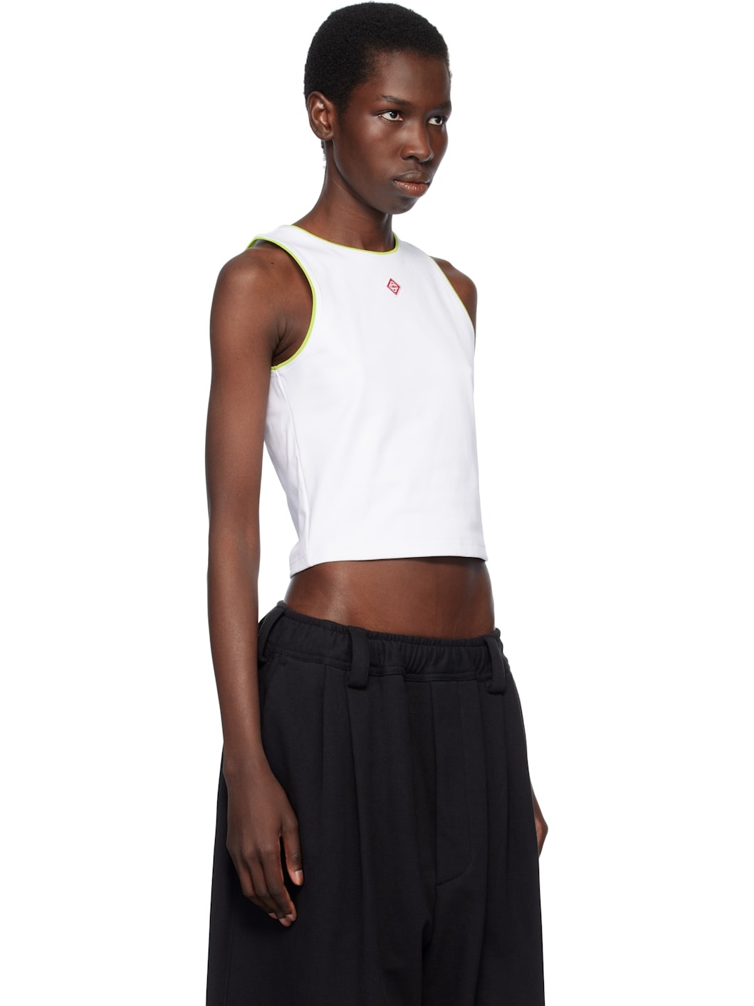 White Diamond Logo Tank Top - 2