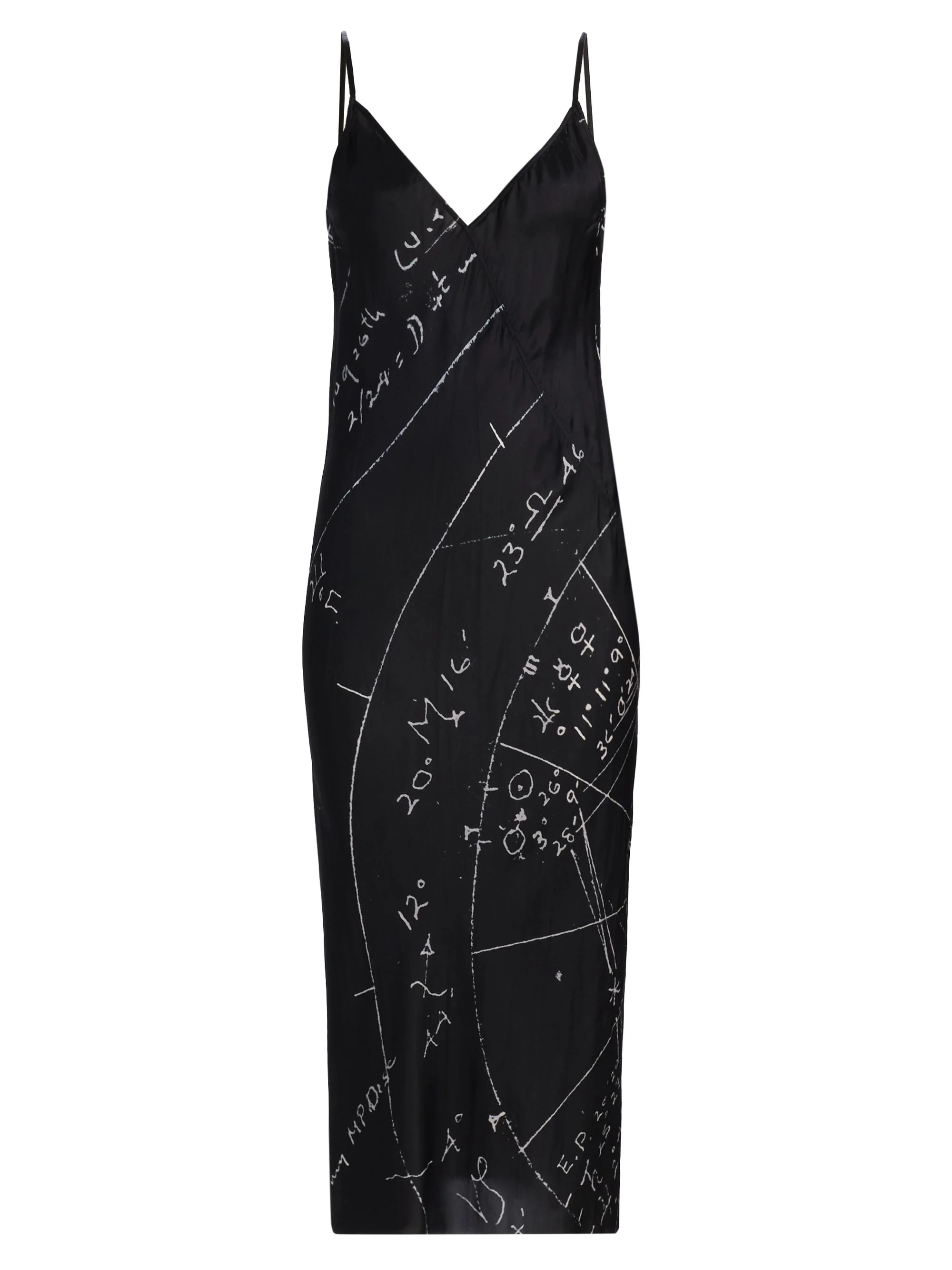 Women's Natal Chart Print Slipdress - Black Milk - 1