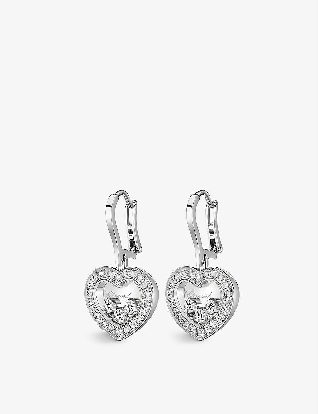 Happy Diamonds 18ct white-gold and diamond earrings - 2
