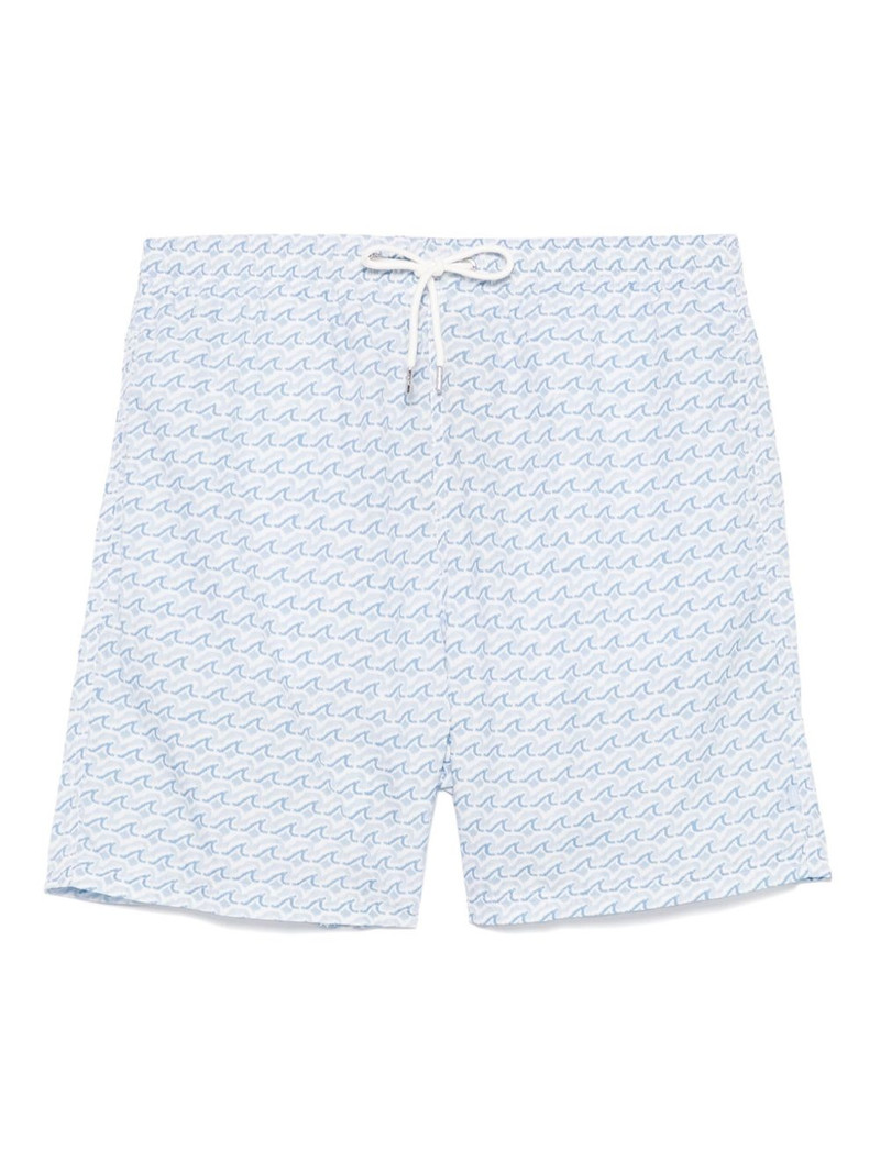 graphic-print swim shorts 1