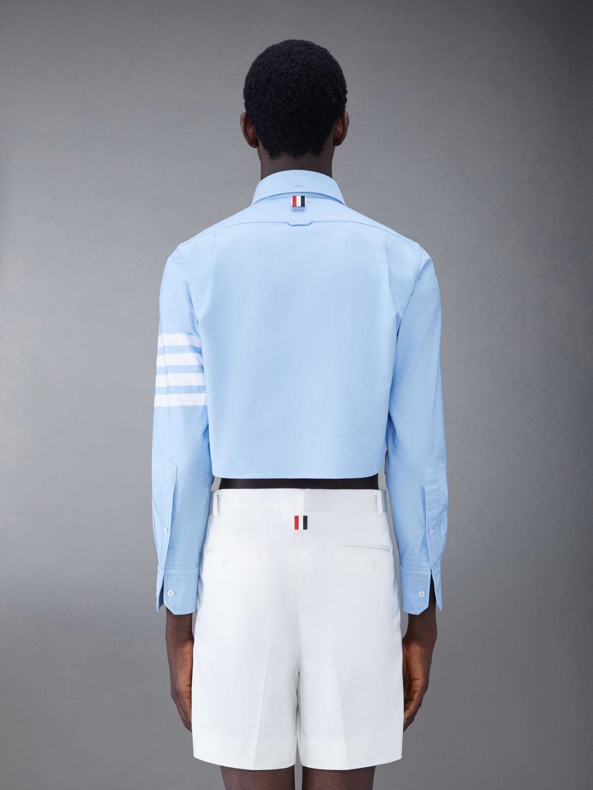 Oxford 4-Bar Cropped Shirt - 2
