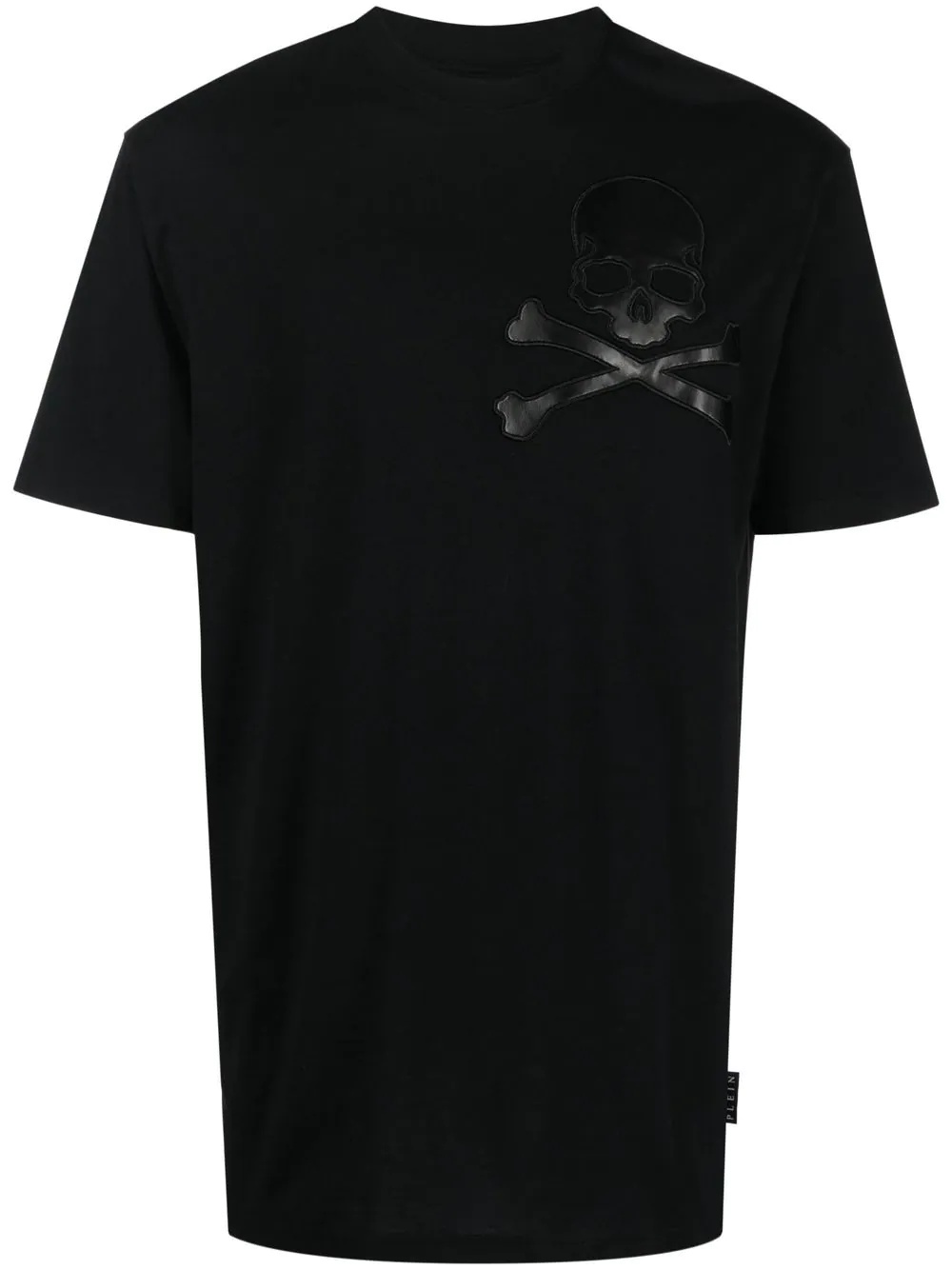 skull-motif cotton T-shirt - 1