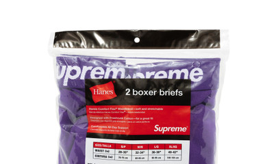 Supreme Hanes Boxer Briefs (2 pack) "SS 21" outlook