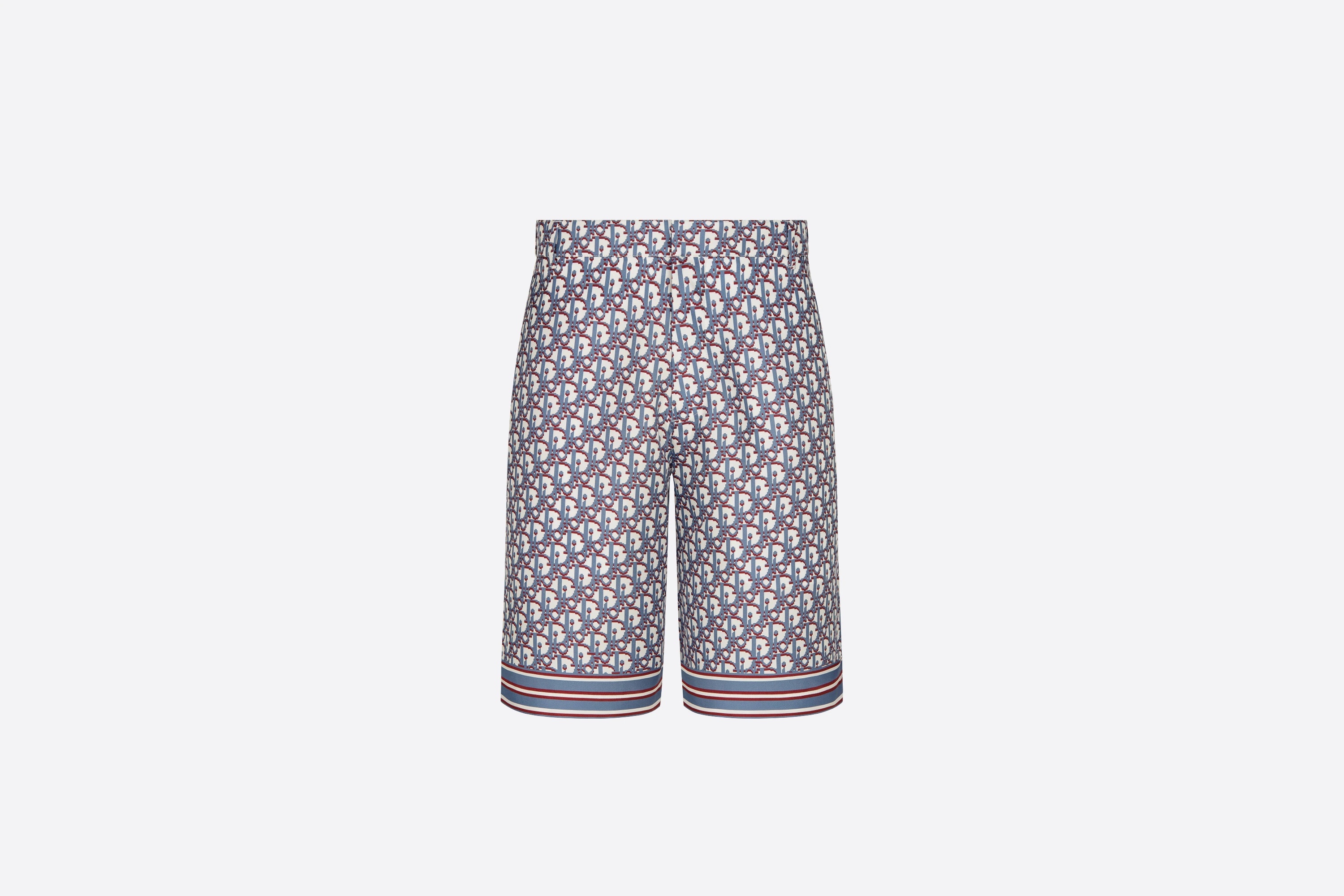 Dior Oblique Pixel Bermuda Shorts - 1