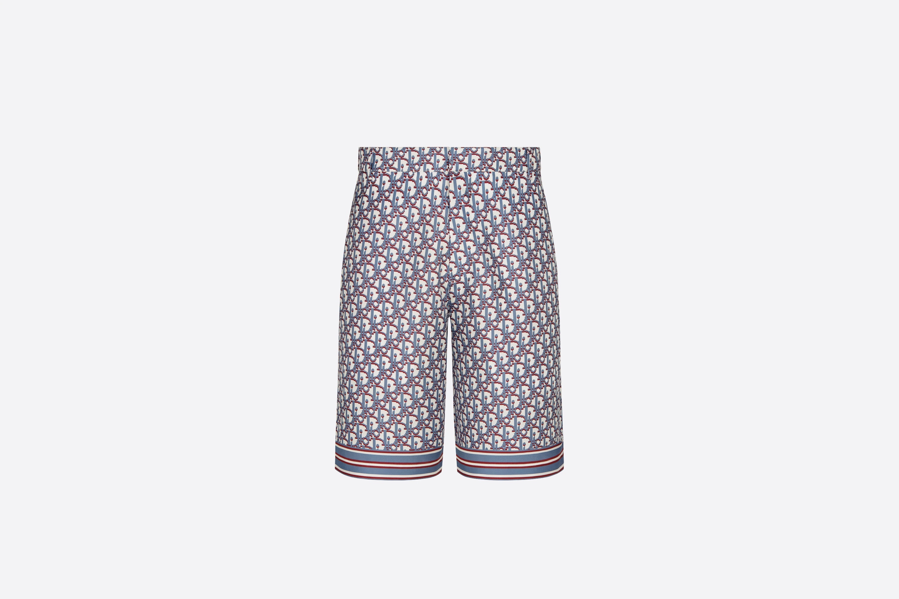 Dior Oblique Pixel Bermuda Shorts - 1