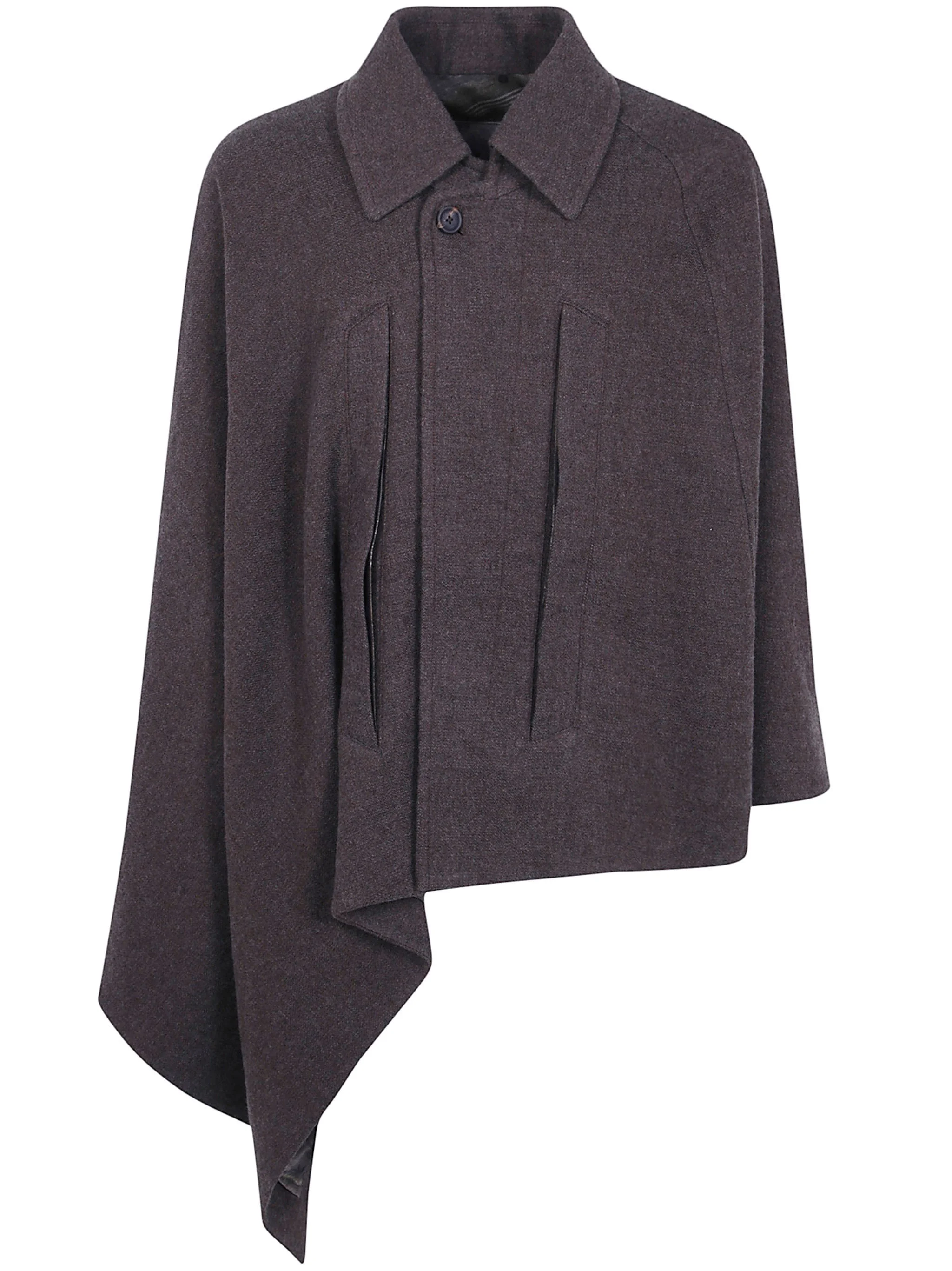 Poncho Spread Collar "Speard Collar Poncho" - 1