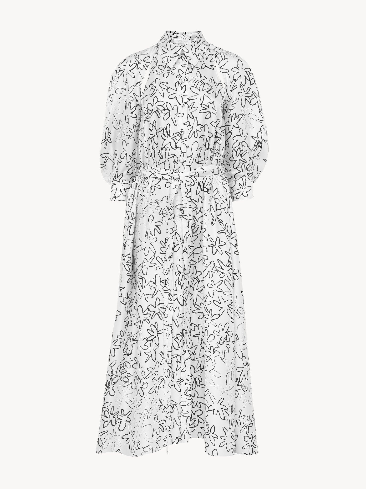 CUT-OUT SHIRT DRESS - 2