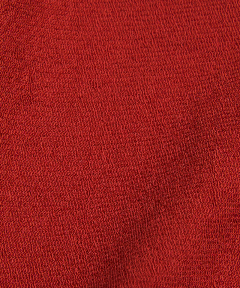 Lunar New Year Sueded Terry Front-Overlap Pullover 7