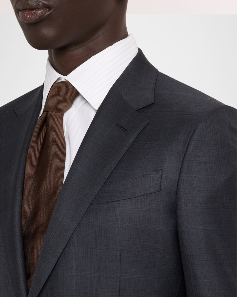 Men's 15milmil15 Wool Tonal Plaid Two-Piece Suit 6