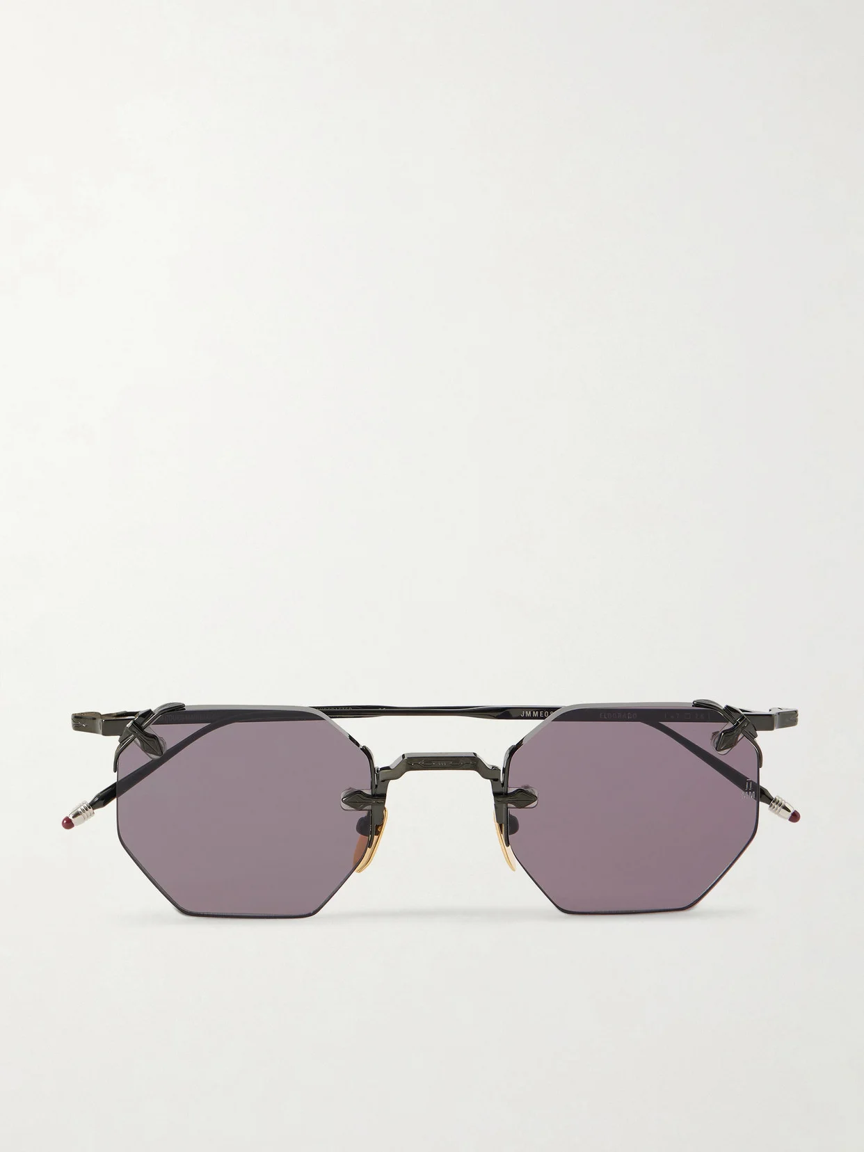 El Dorado Octagon-frame Beta Titanium Sunglasses - 1