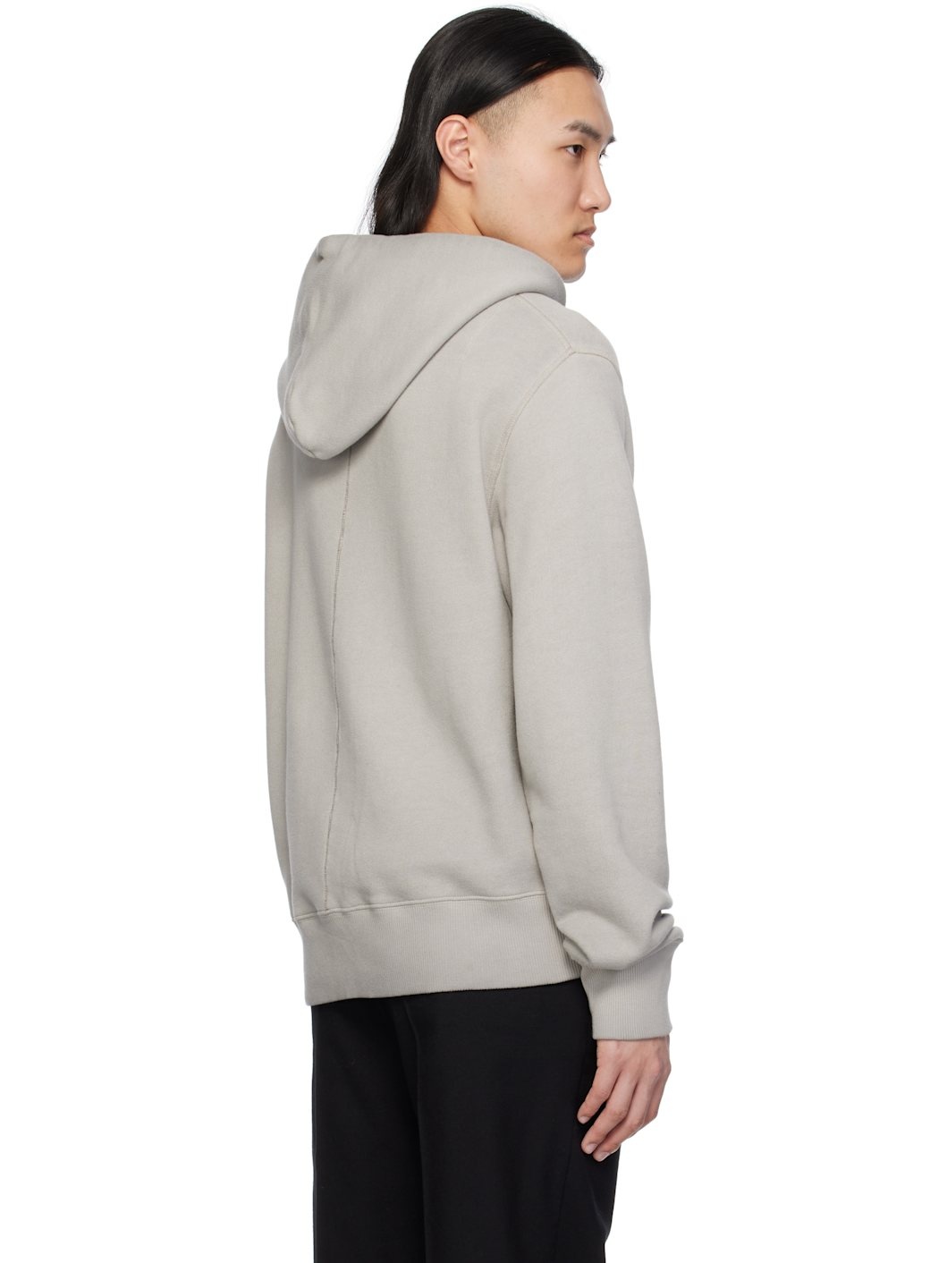 Gray Damon Vintage Terry Hoodie - 3