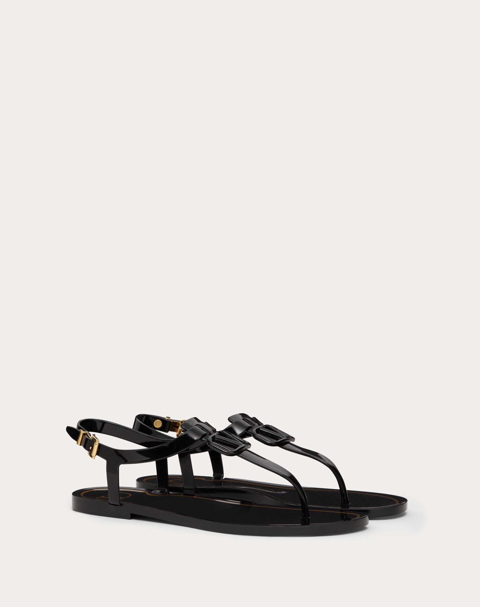 VLOGO SIGNATURE FLAT RUBBER SANDAL - 2