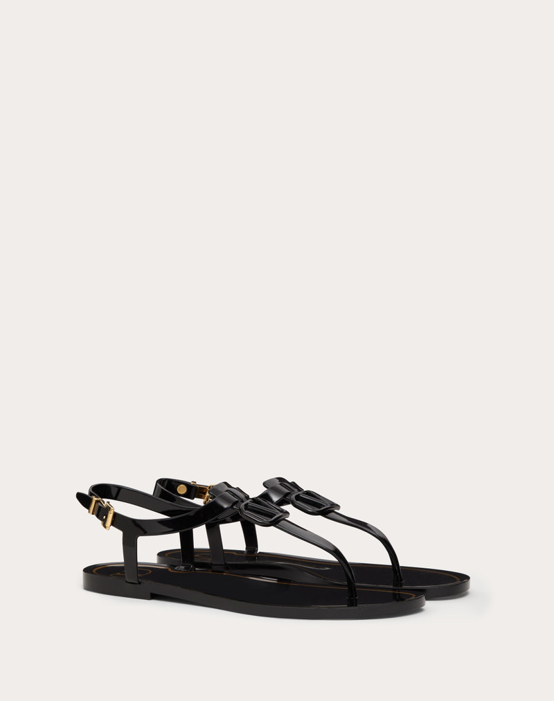 VLOGO SIGNATURE FLAT RUBBER SANDAL 2