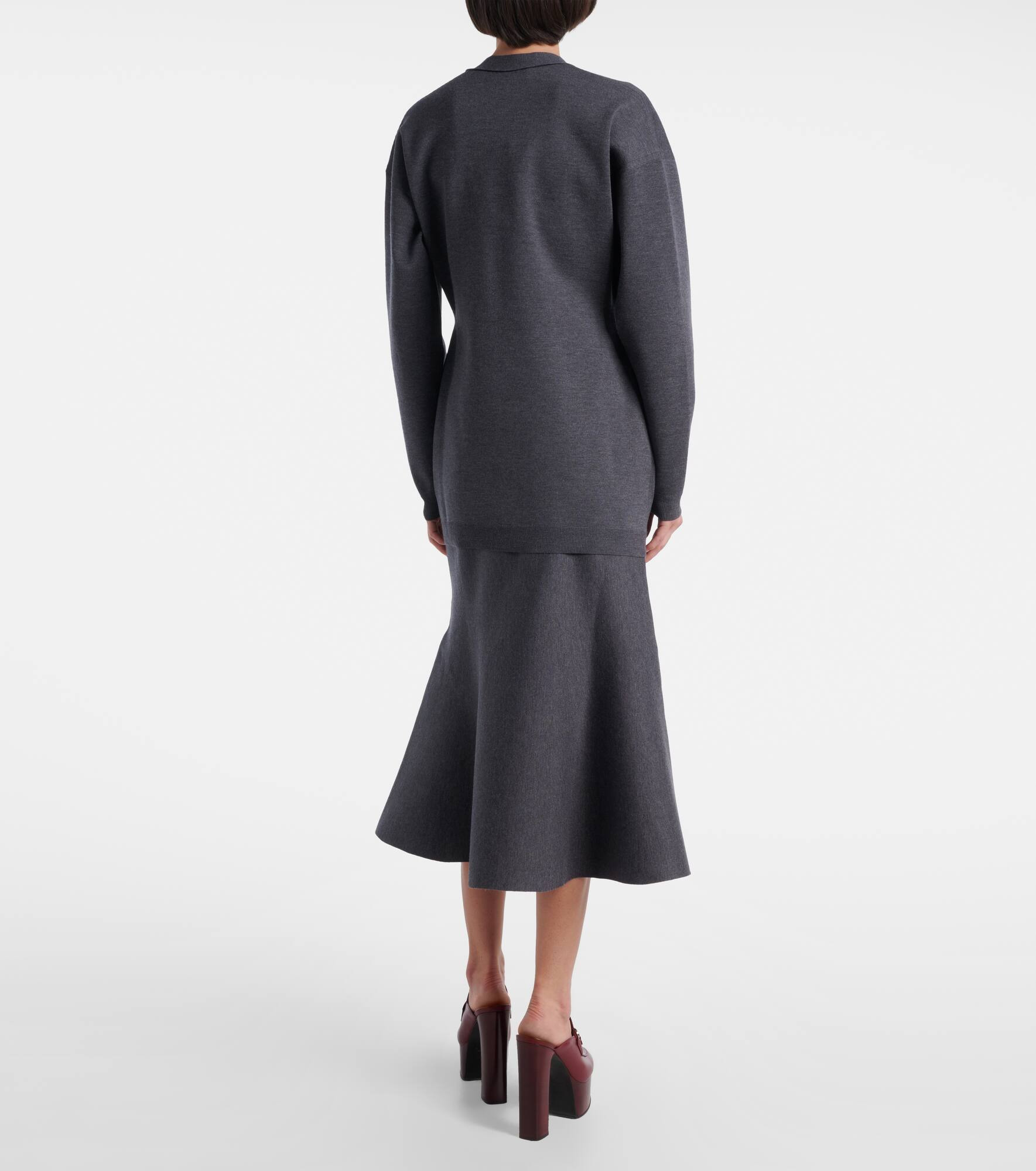 Double G wool-blend cardigan - 3