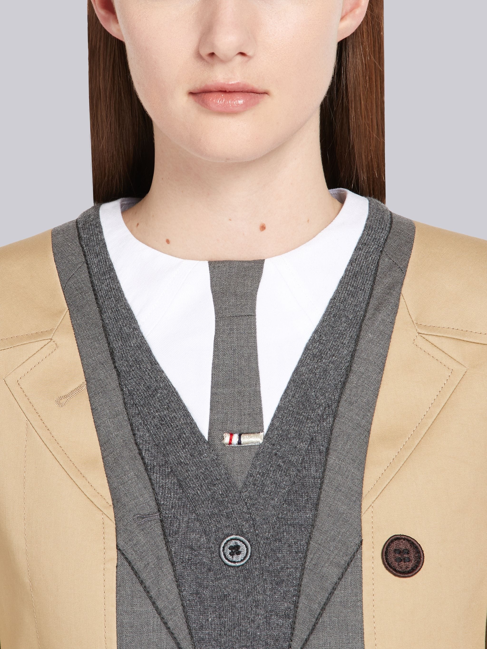 Trompe L'oeil Suit Pitti Dress - 4