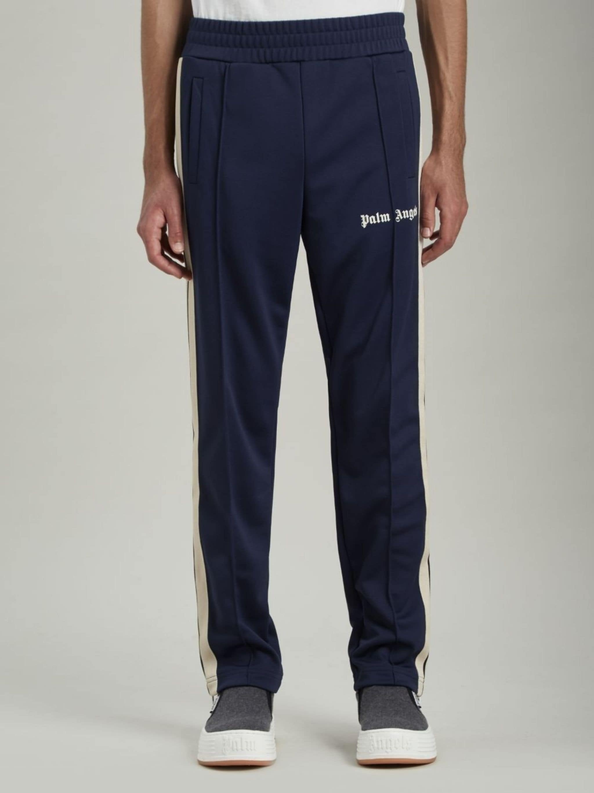 PALM CORE CLASSIC TRACK PANTS NAVY BLUE  WHITE - 3